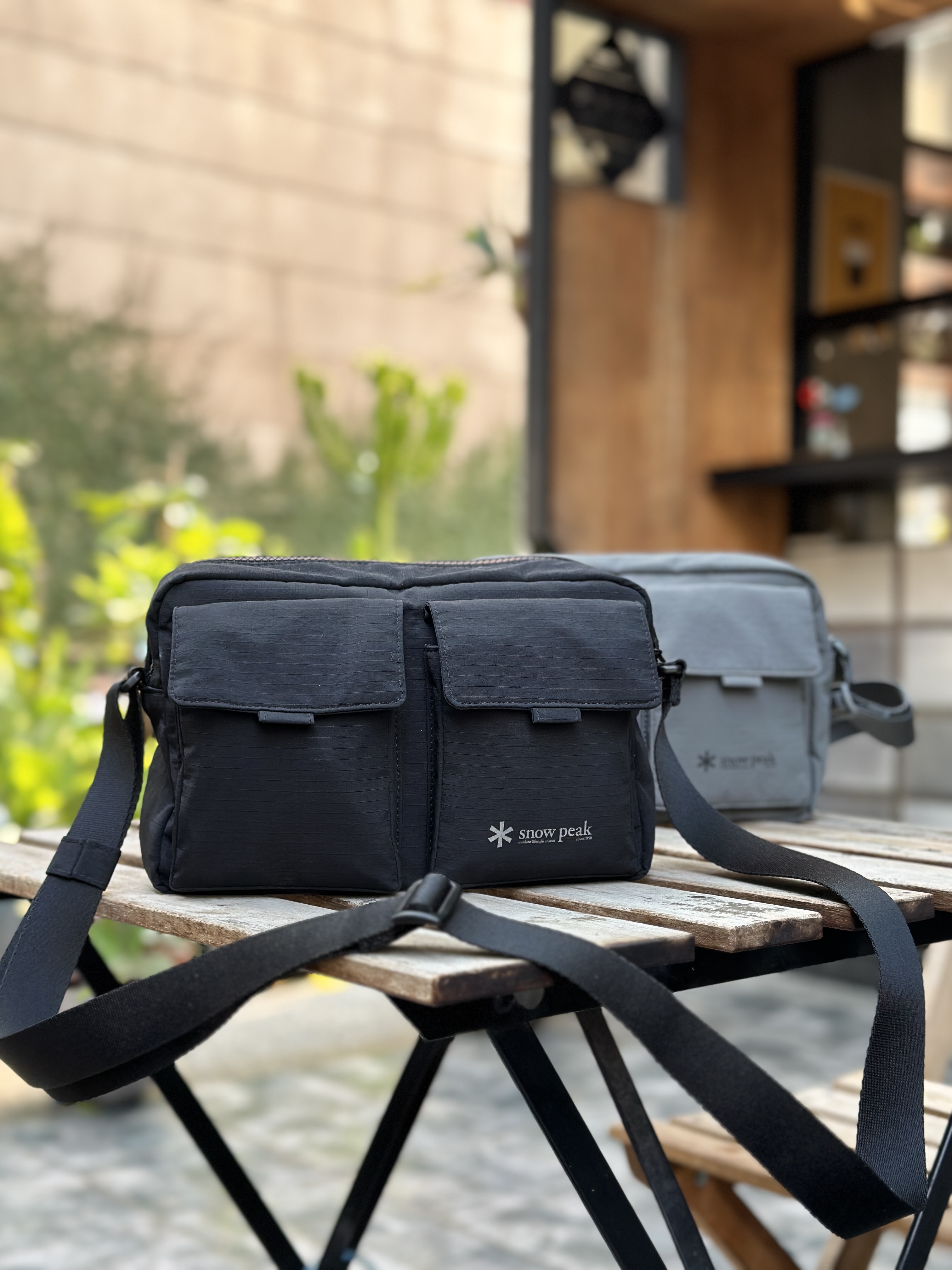 【現貨】snow peak Dual Tech Bold Crossbag 雙袋方形 側背包 S25FUFCB37