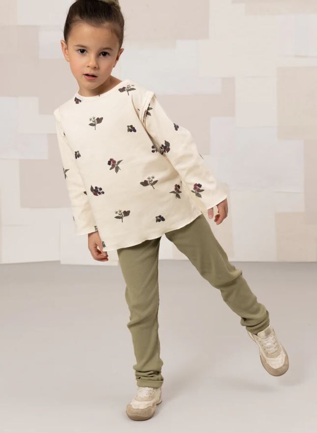 STUDIO BOHEME PARIS 羅紋打底褲 Leggings Rom Pom-Vert aloe