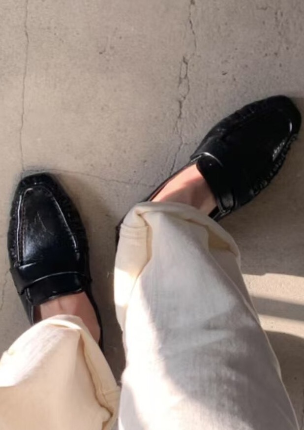 #AB96漆皮舒適樂福鞋