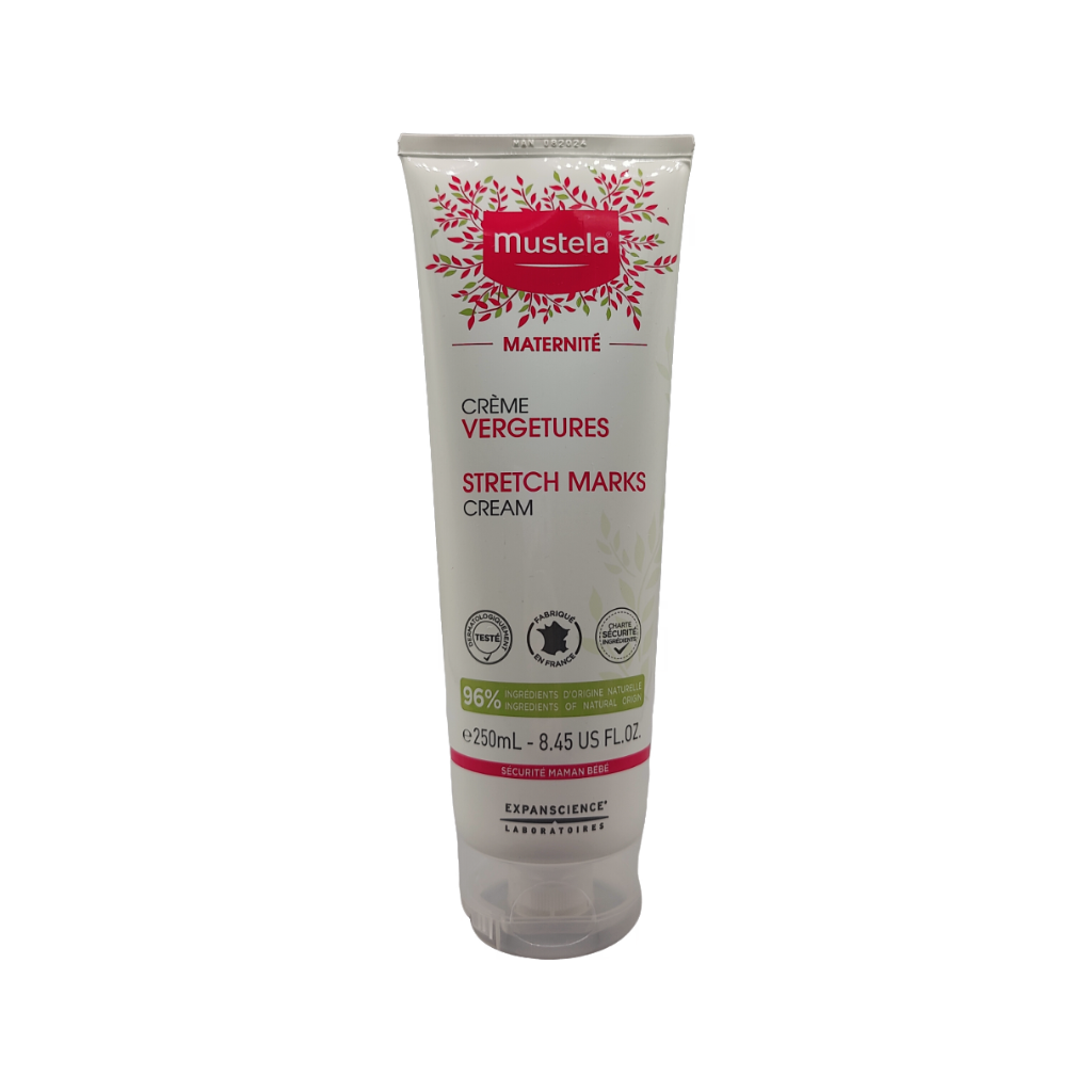 Mustela | Stretch Marks Cream 3 in 1 250ml | Prevents & Reduces Stretch Marks for Maternity