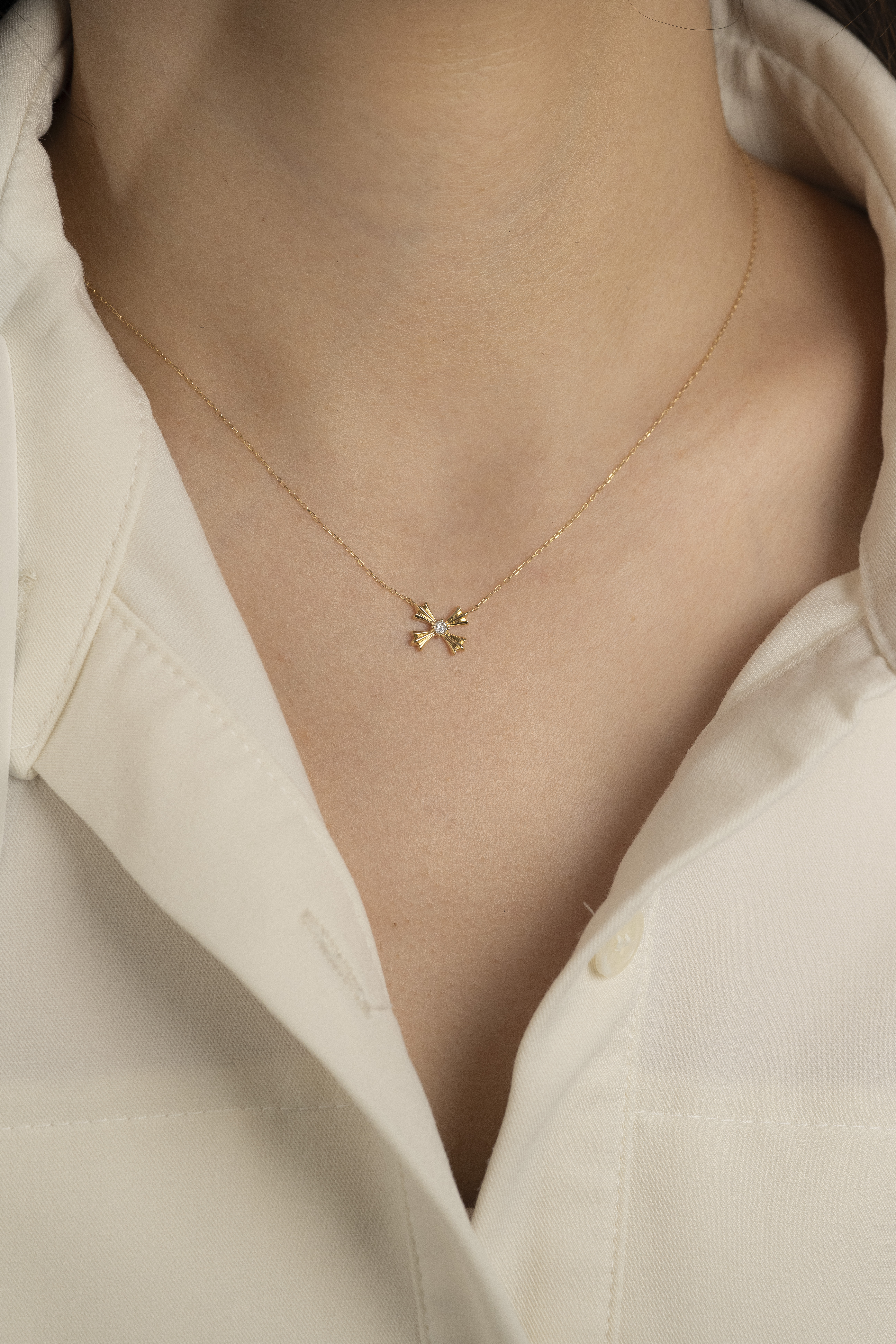 18K Juliet Diamond necklace