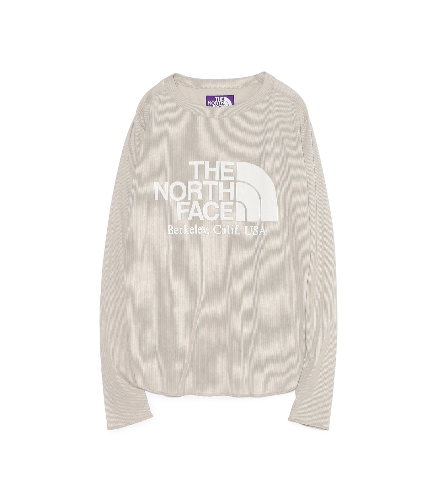 預購┃日本 TNF 紫標 Field Crewneck 柔軟 羅紋 圓領 下擺圓弧 不修邊 長袖 長T