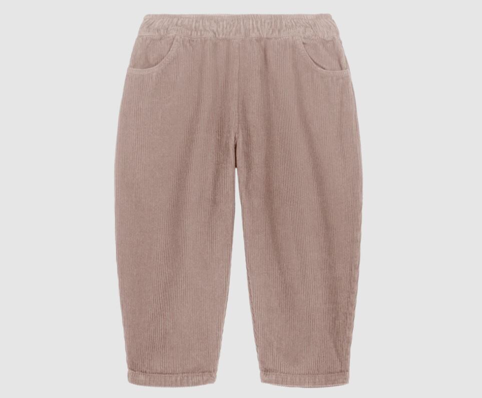 STUDIO BOHEME PARIS 燈芯絨蘿蔔褲 Pantalon Carrot Corderoy-Mauve pâle