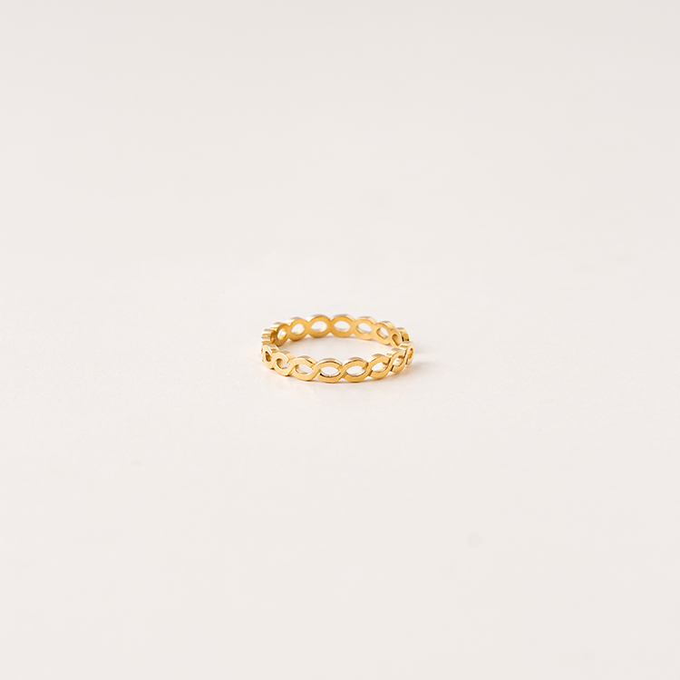 miramira扣圈｜永恆交織細戒指A2106-金52437