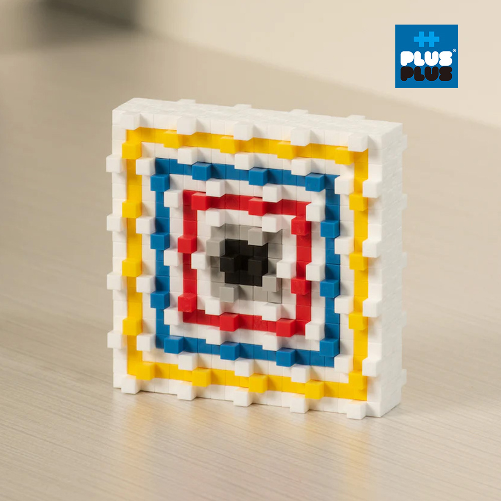 【++Plus-Plus 加加積木】小顆粒 藝術系列－新造型主義 蒙德里安 PLU009037