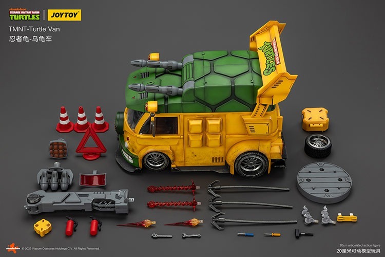 (預訂) JOYTOY JT02540 - 1/18  TMNT-Turtle Van