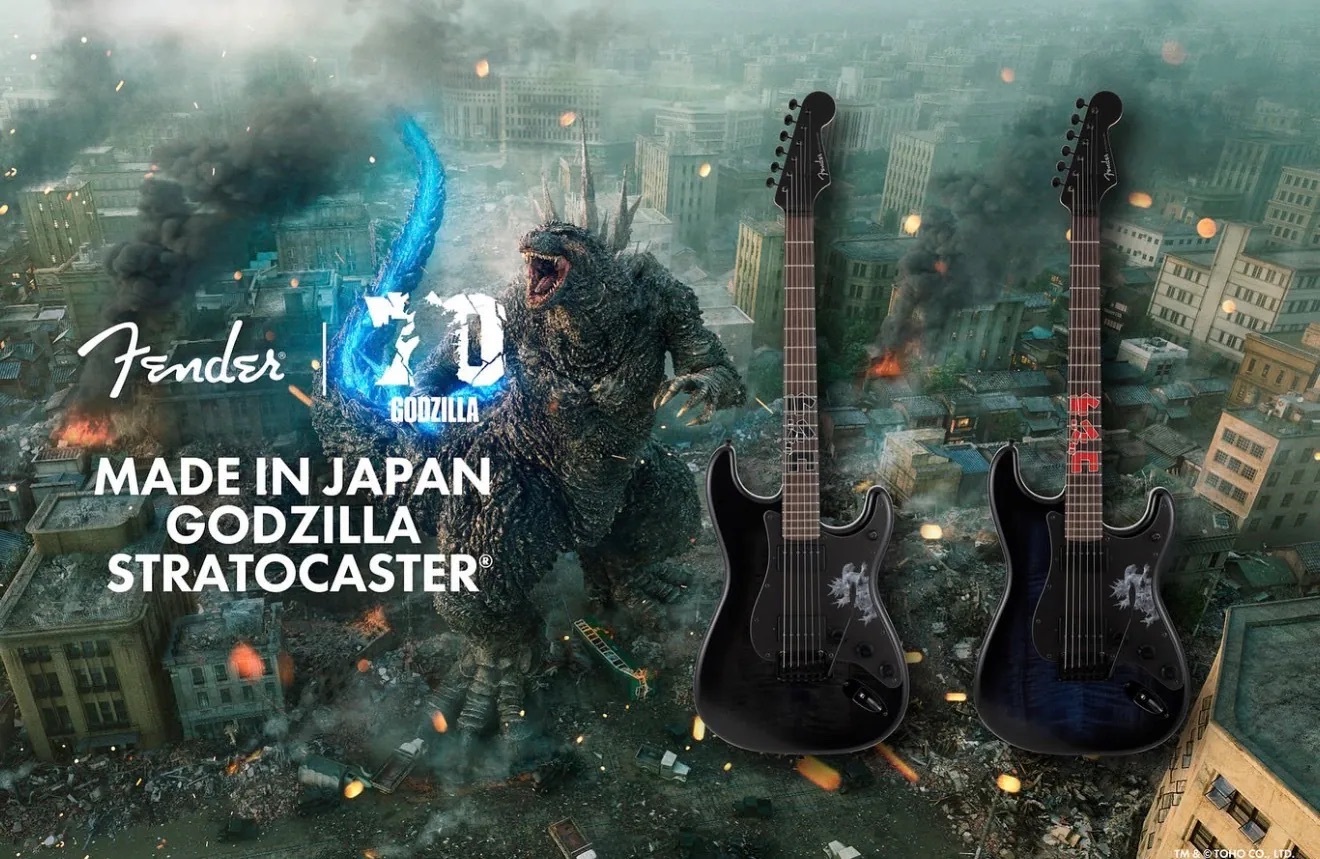 Fender Fender MIJ Godzilla Blue Stratocaster 哥吉拉70週年限量款 電吉他 — 三峽吉他 / Bass｜YA! 玩音樂