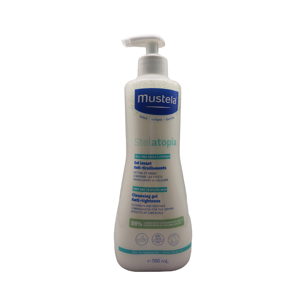 Mustela | Stelatopia Cleansing Gel 500ml | For Very Dry to Atopic-Prone Baby Skin