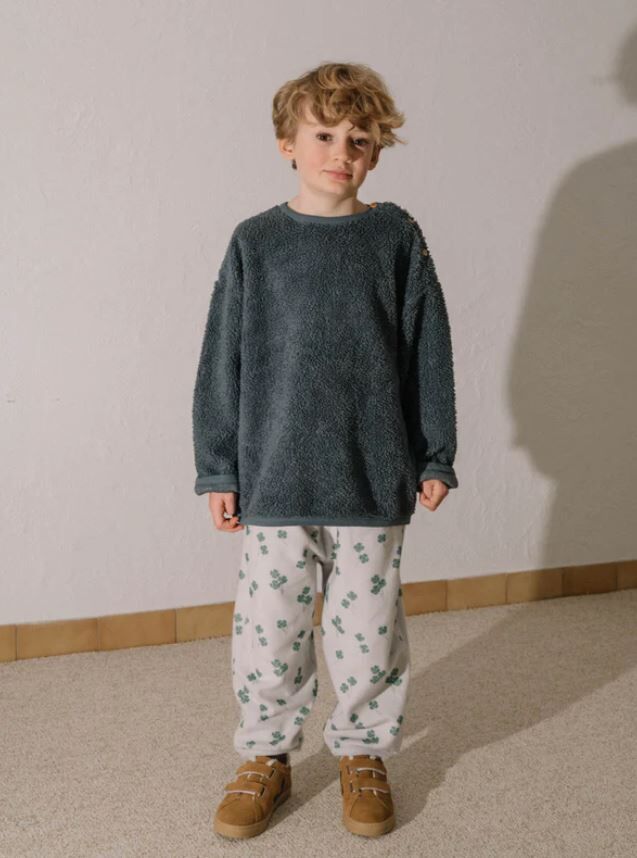 STUDIO BOHEME PARIS 毛毛衛衣 Sweatshirt Ours Mouton-Bleu gris