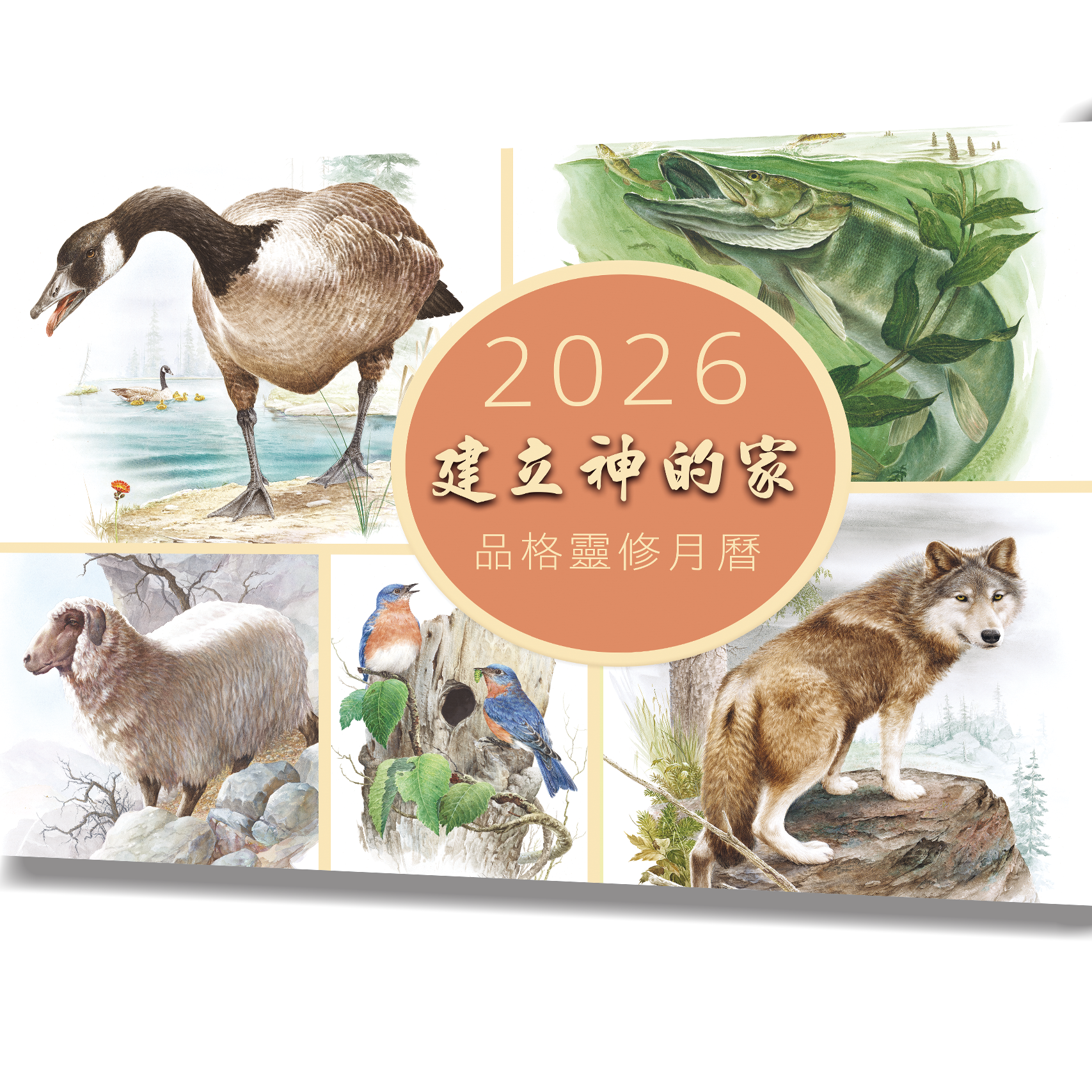 2026 年品格靈修月曆-2026年月曆