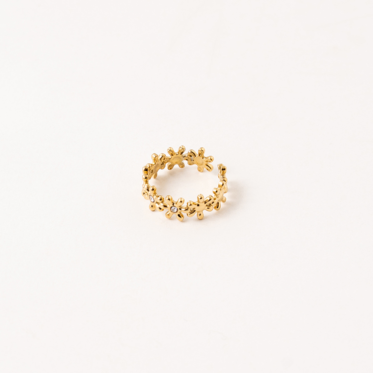 miramira自然｜春日繁花鋯石戒指A7079-金82854