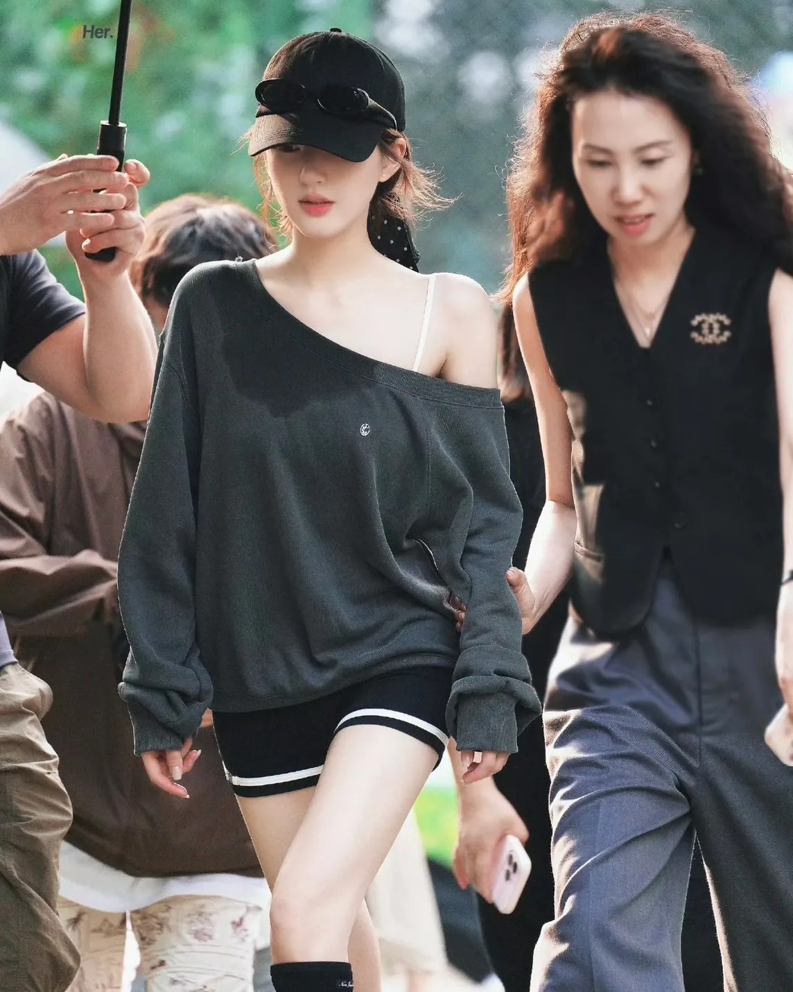 趙露思 / 許妍同款 韓國 LETTERFROM MOON 斜肩大學T 6色