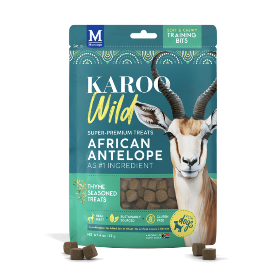 Karoo Wild - 狗狗零食 - 非洲羚羊肉零食 (百里香味)  113克- 454克