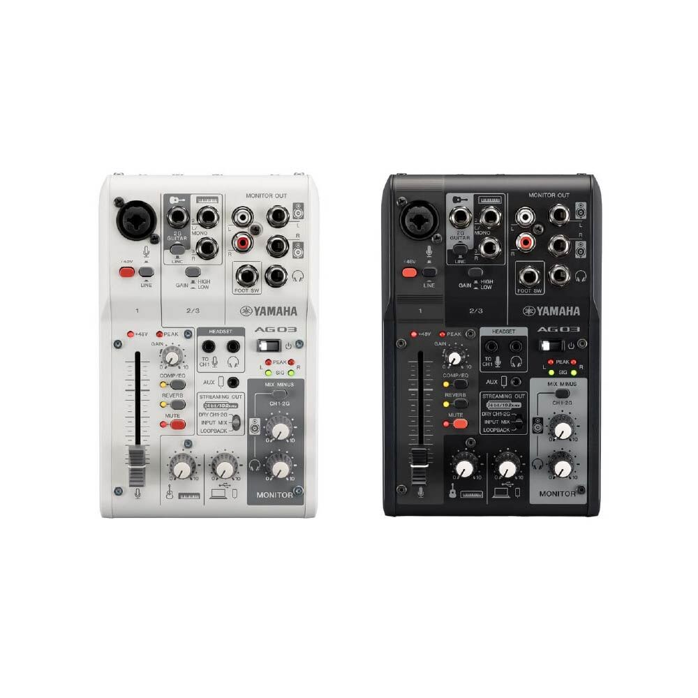Yamaha Yamaha / AG03 mk2 3軌混音機 / USB錄音介面(iOS可用)(2色) — 三峽錄音 / 音響｜YA! 玩音樂