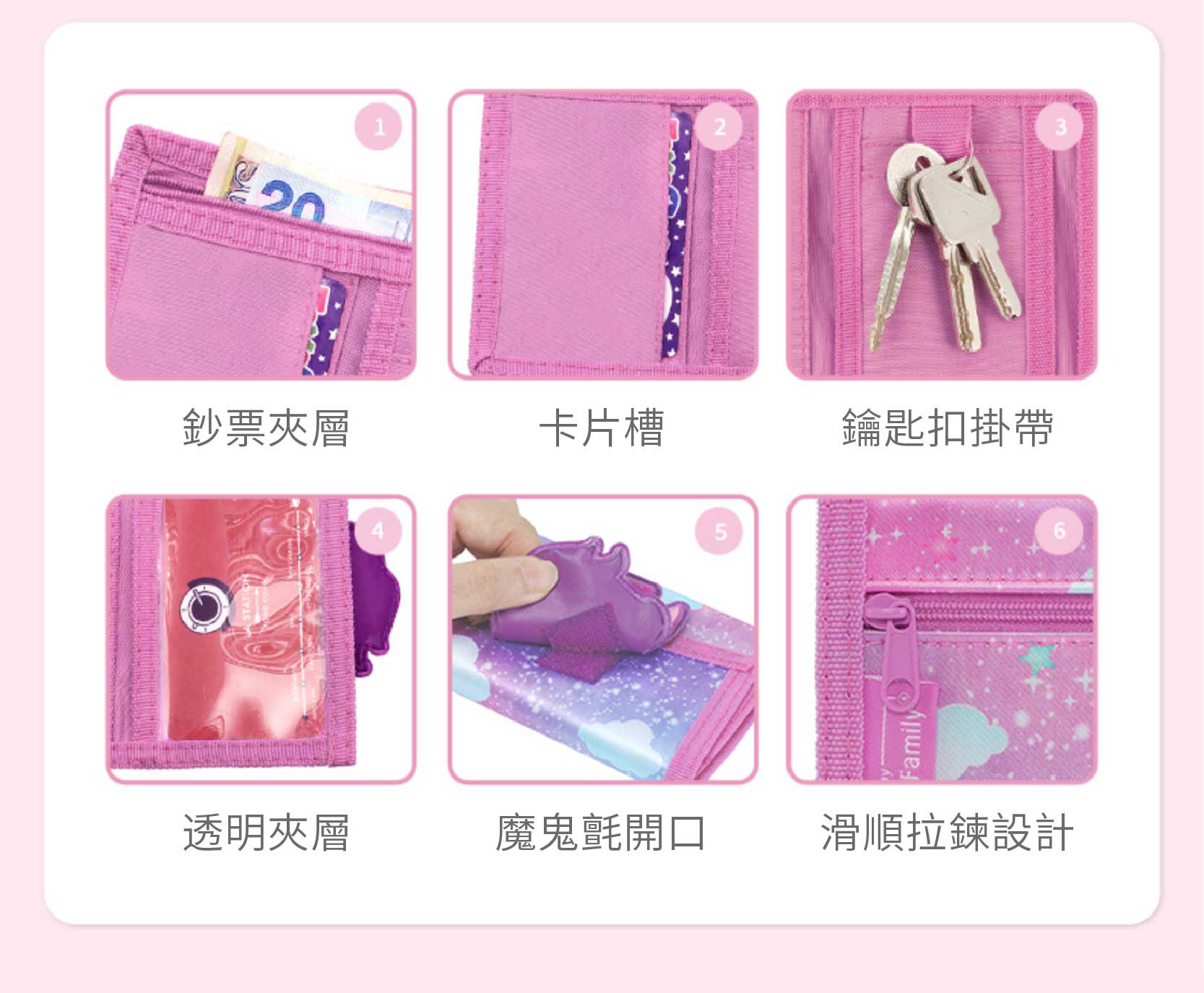 趣味錢包細節介紹