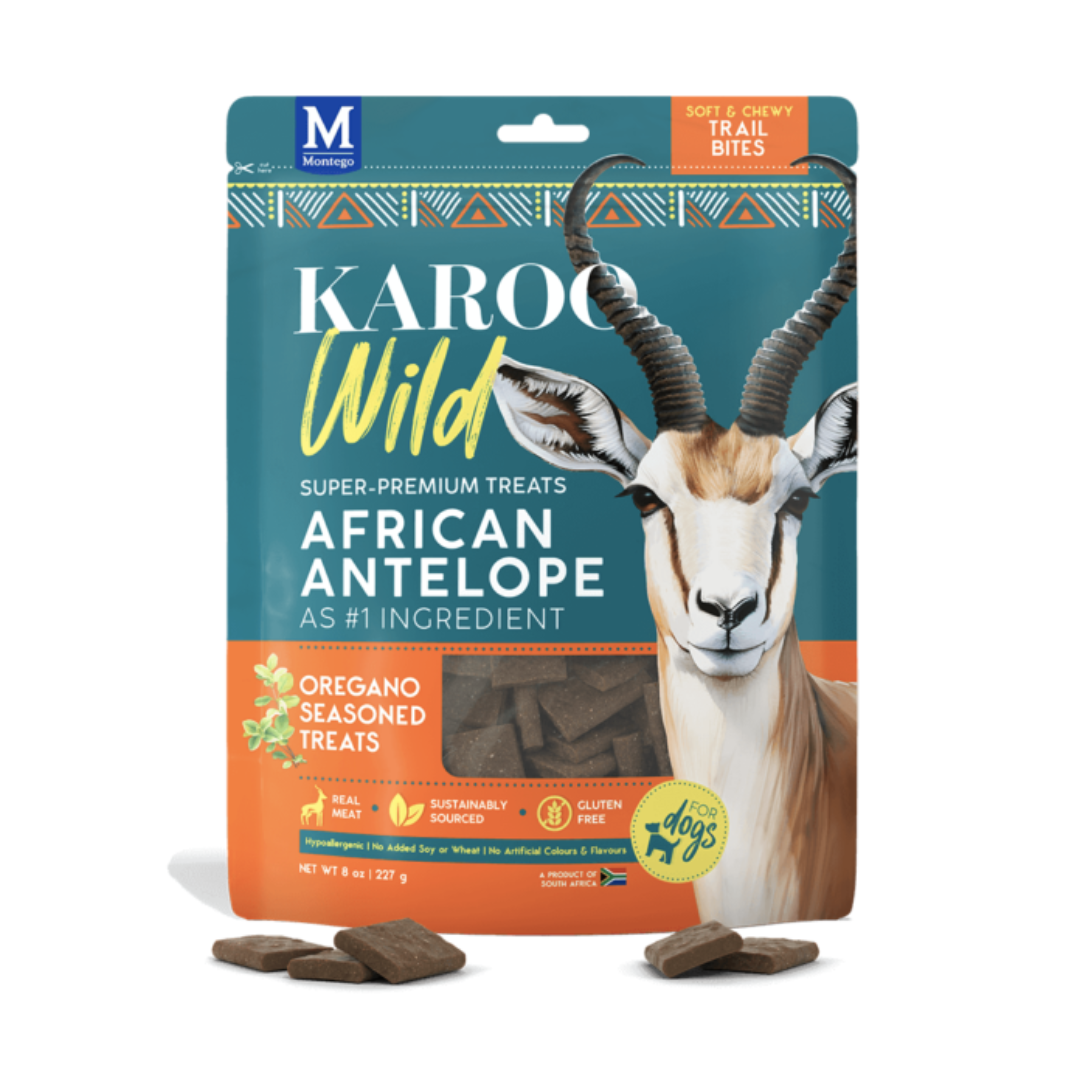 Karoo Wild - 狗狗零食 - 非洲羚羊肉零食(奧勒岡草味 ) 113克- 454克
