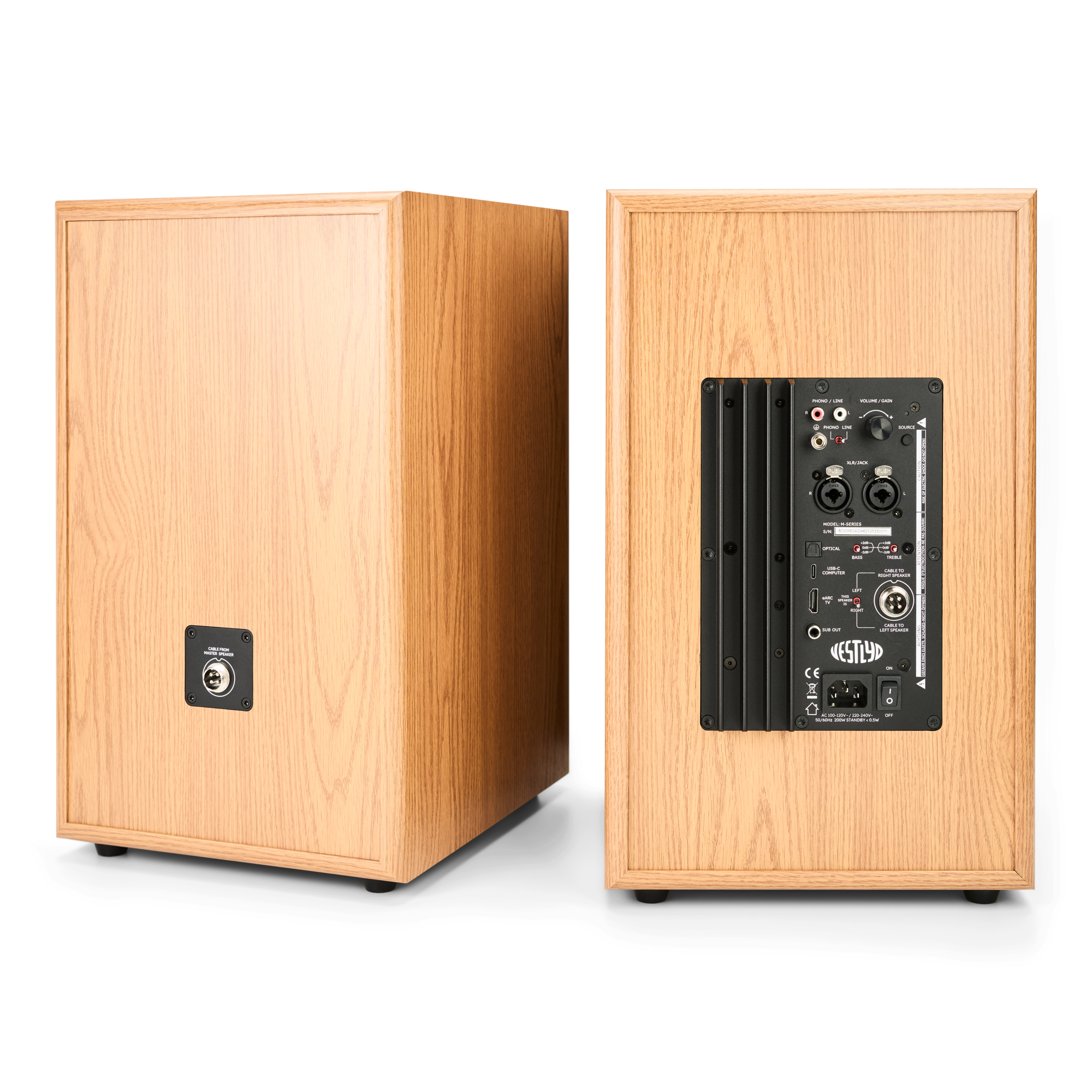 丹麥 Vestlyd M8C 主動式書架揚聲器
