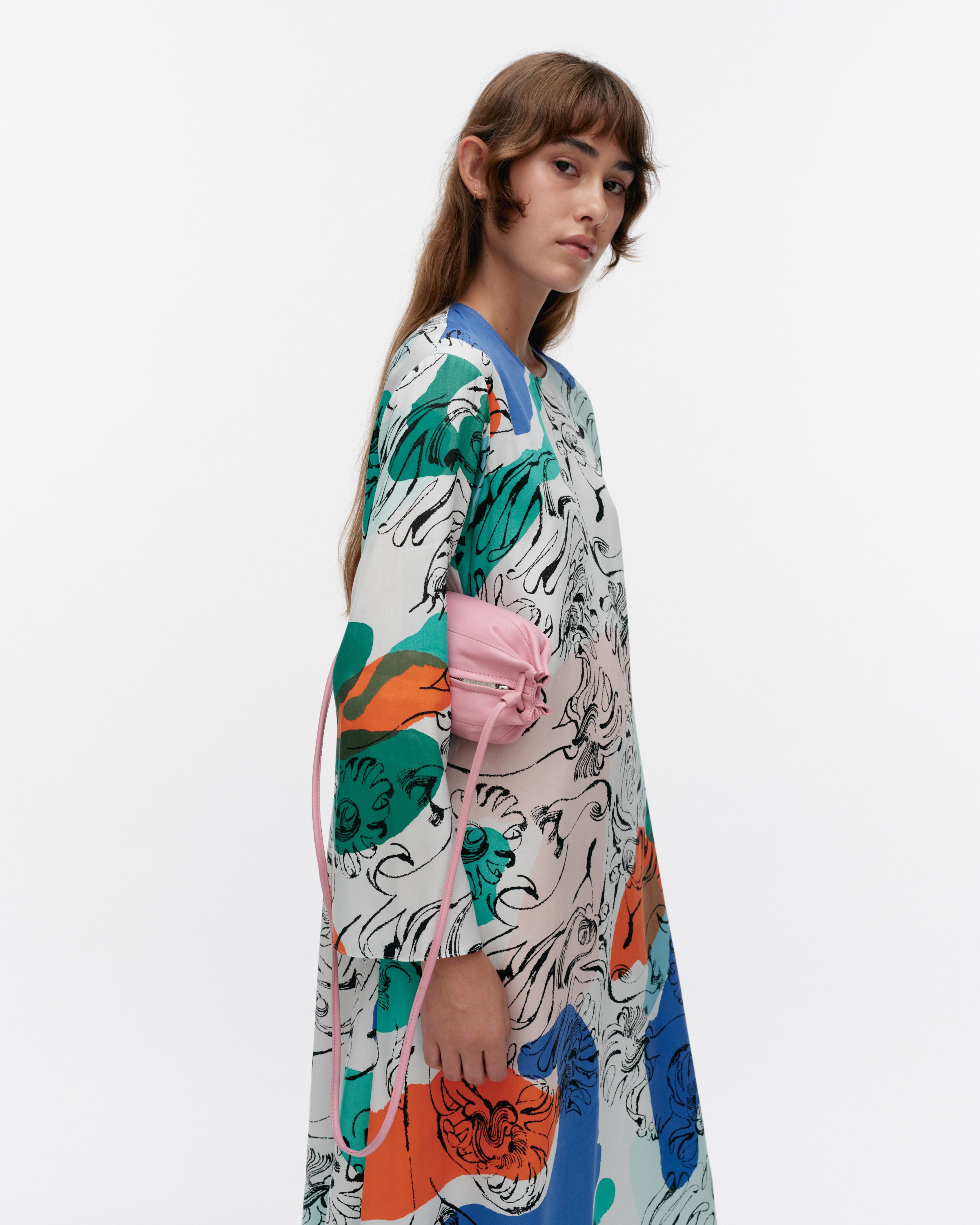 PIKKU KARLA 皮革肩背包