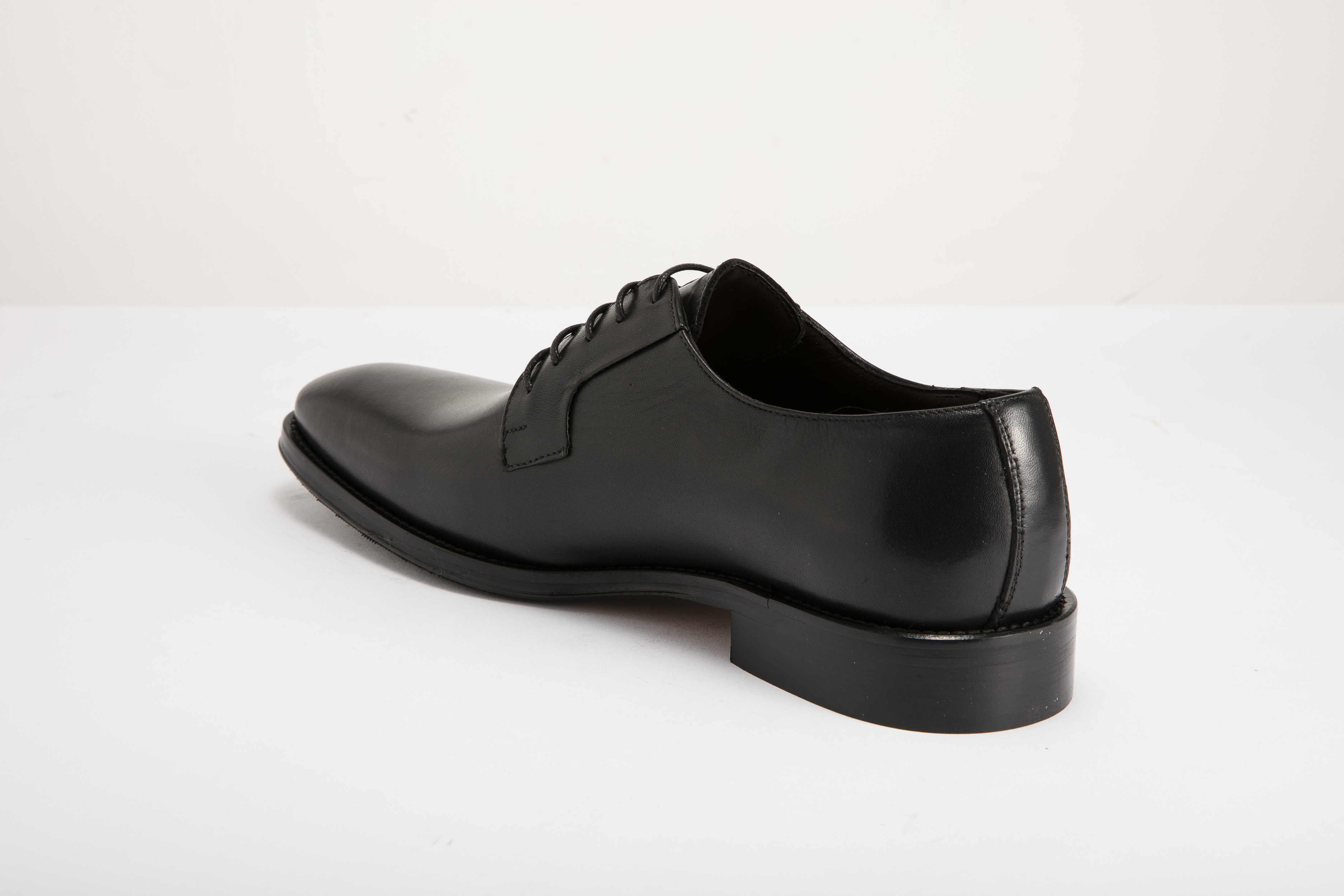 Di Franco - 男裝無飾正裝绑帶德比鞋 010-BK