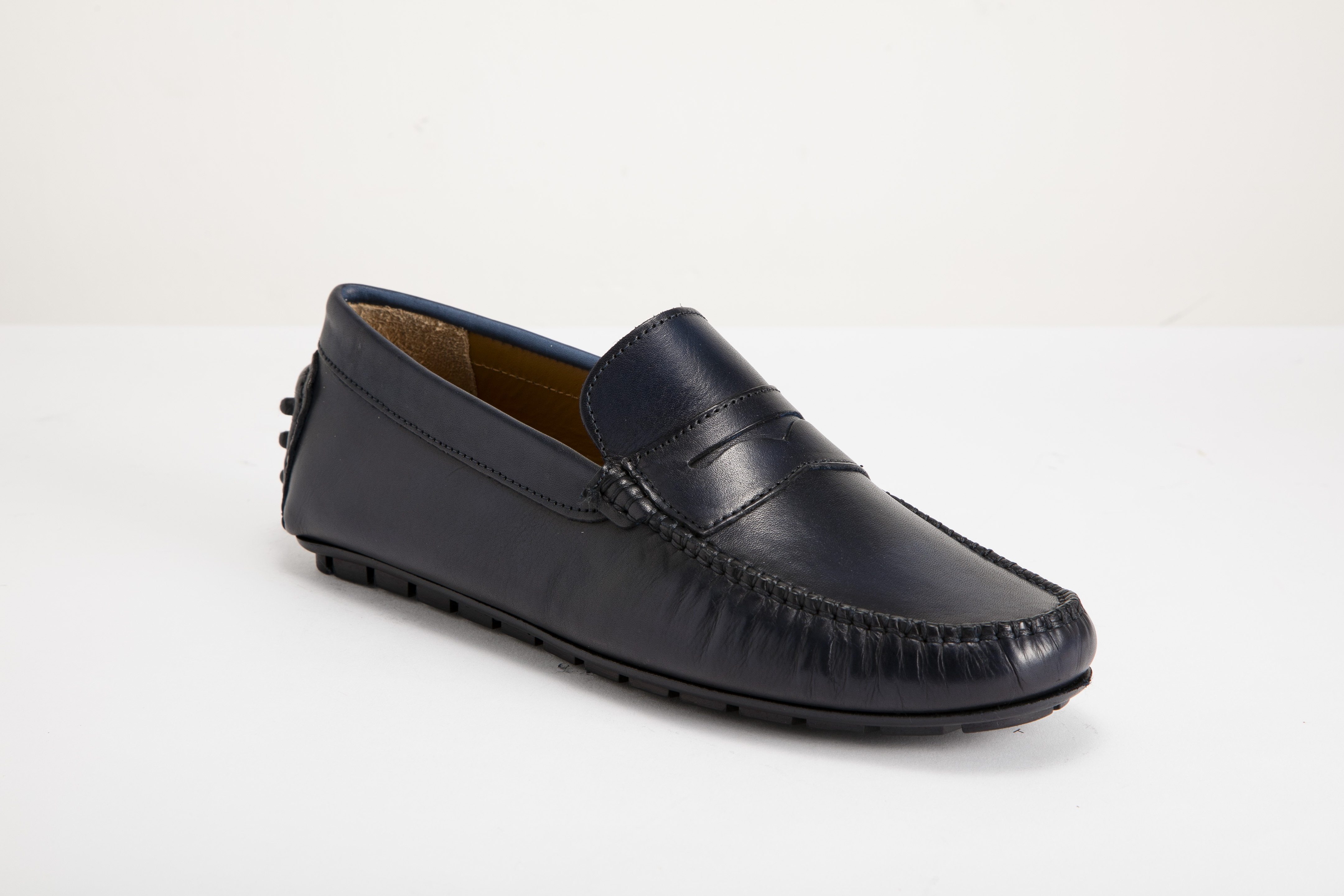 Di Franco - 男裝便士駕駛鞋 604-NVY