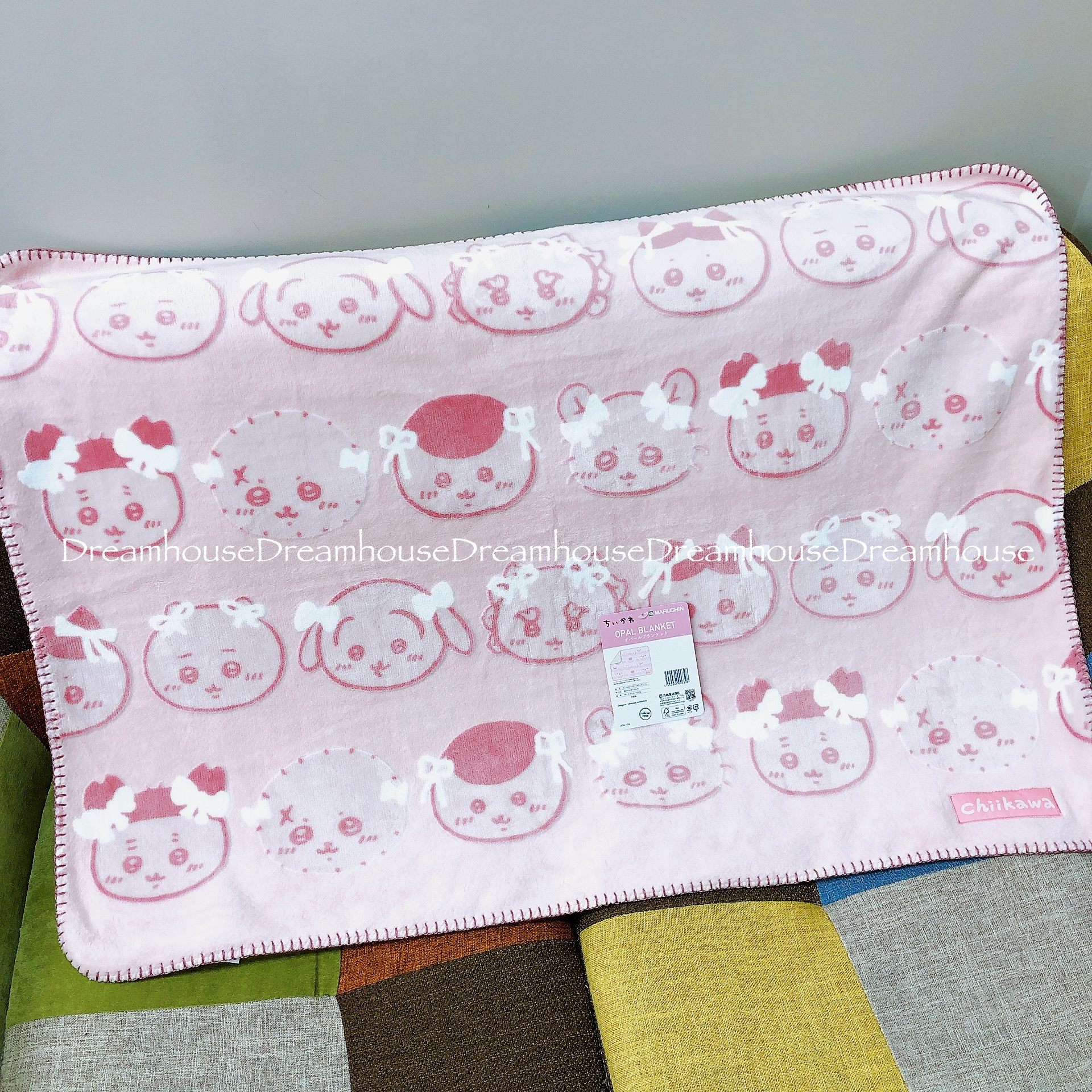 Chiikawa ちいかわ 吉伊卡哇 小八貓 烏薩奇 小桃 栗子饅頭 風獅爺 絨毛毛毯 毯子 蓋毯 棉被 被子