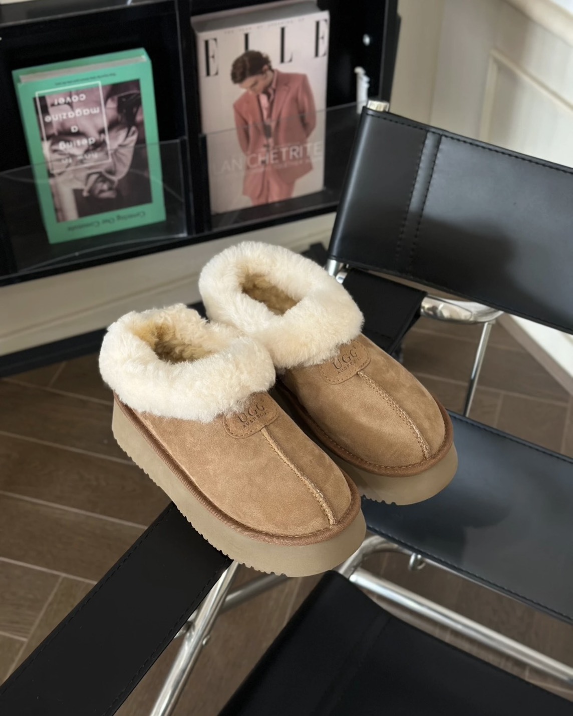 UGG Auspecial Nitass 毛絨 秋冬 內刷毛 極暖 雪靴 兩色