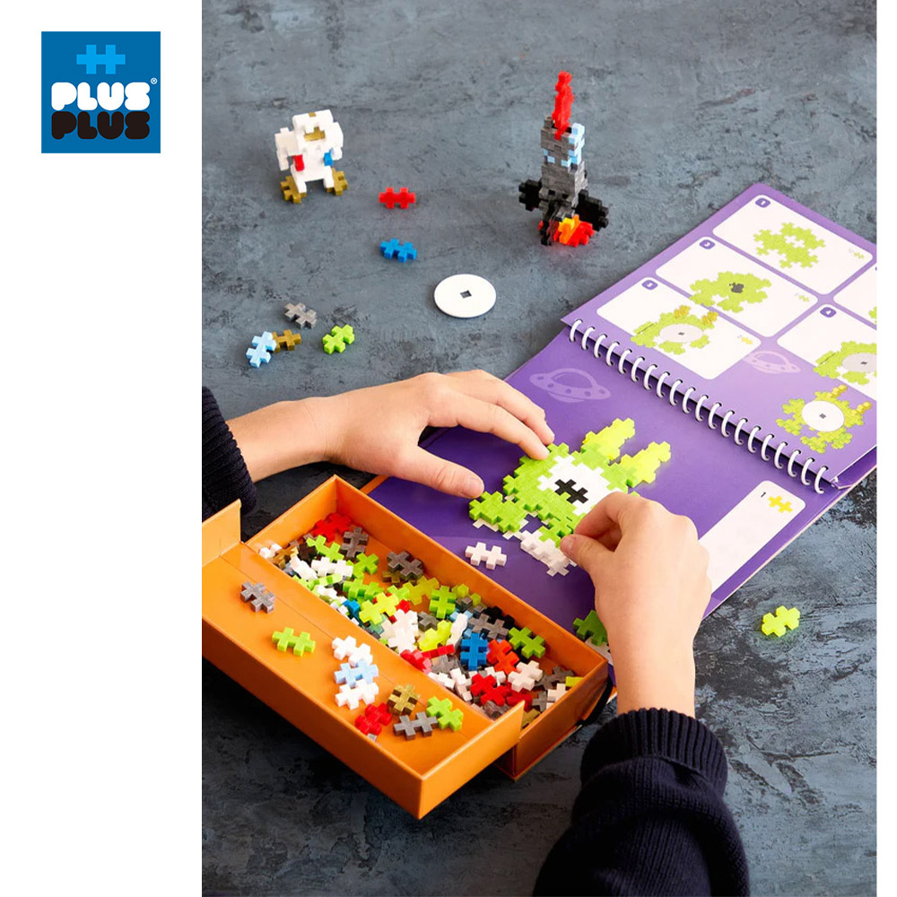 【++Plus-Plus 加加積木】小顆粒 主題遊戲冊 － 宇宙 PLU011002