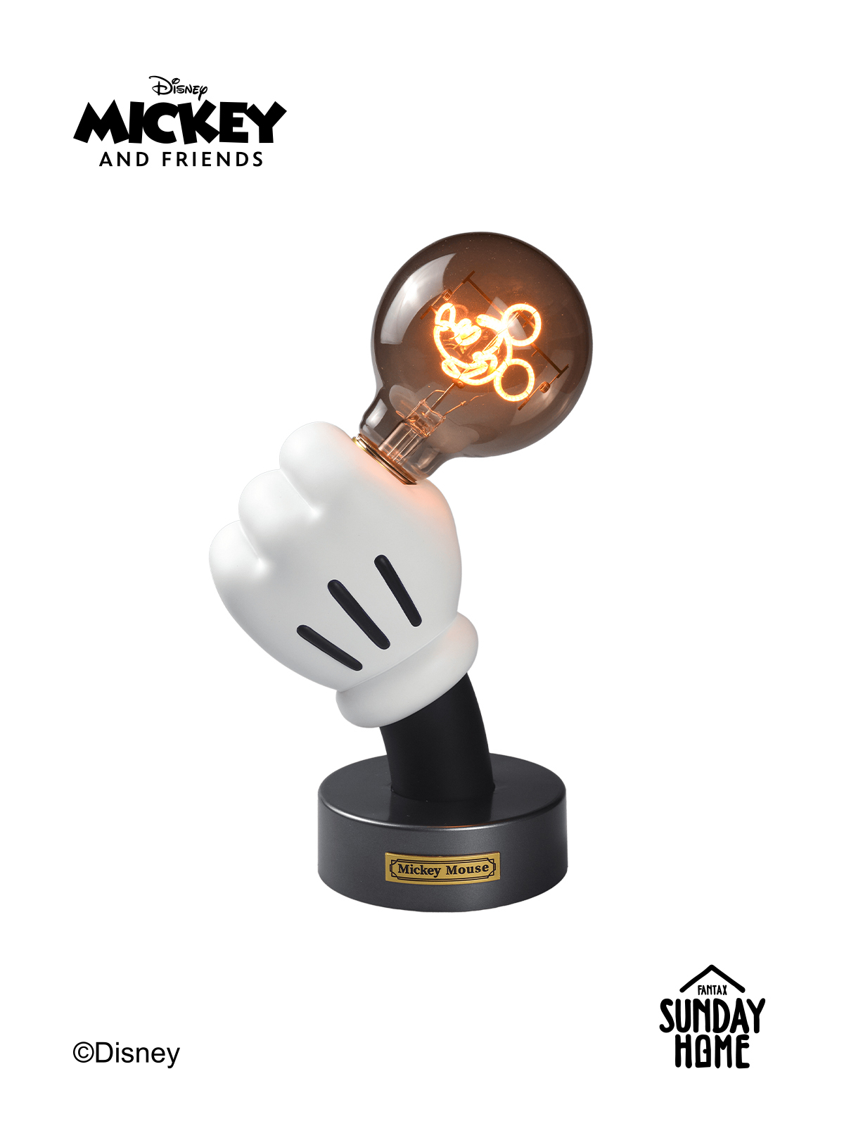 【迪士尼系列】mini米奇手檯燈