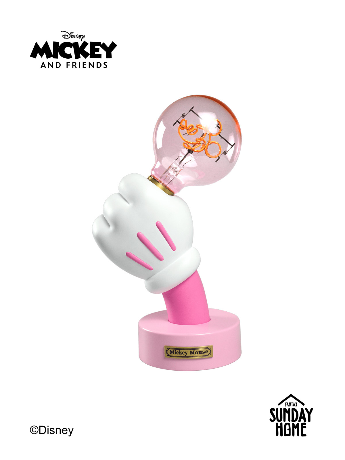 【迪士尼系列】mini米奇手檯燈