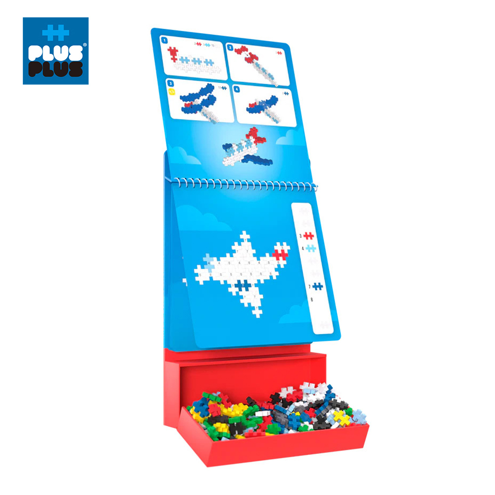 【++Plus-Plus 加加積木】小顆粒 主題遊戲冊 － 交通工具 PLU011003