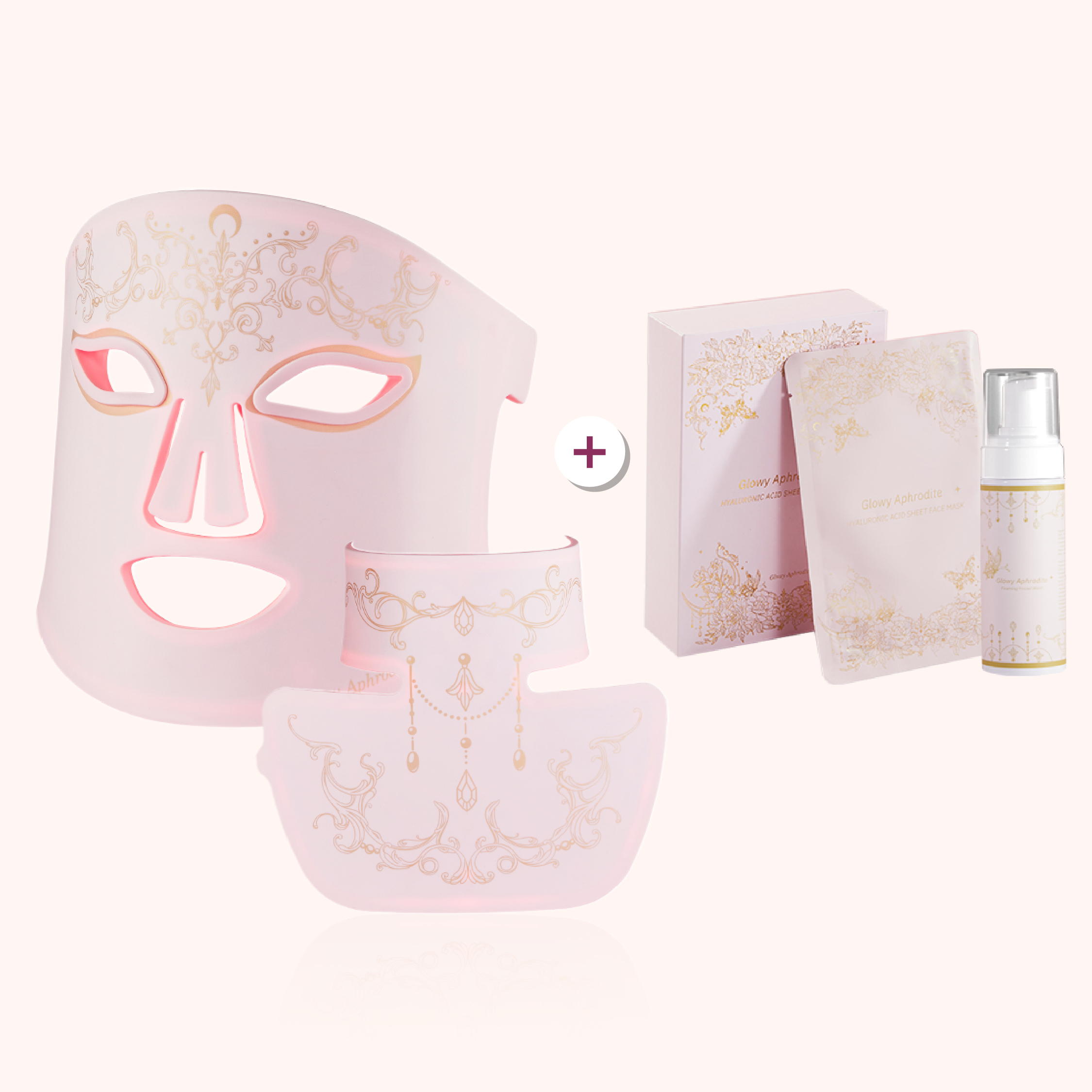 Glowy Aphrodite 紐西蘭醫美級紅外線LED光療儀 （神奇十大功能）（送✨一擊水光美白面膜 +毛孔槍洗面泡）