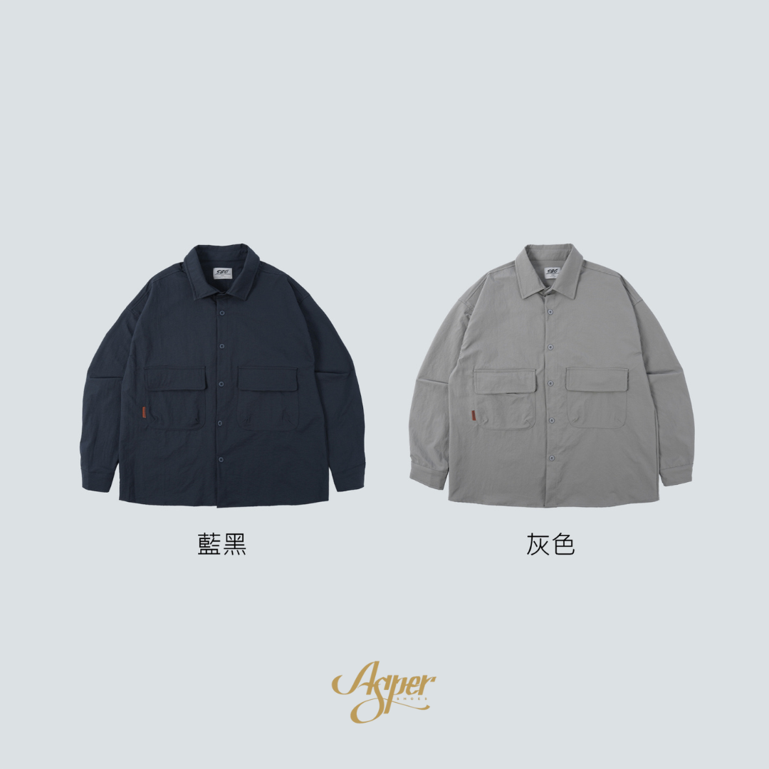 SBG 日系微立體口袋長袖襯衫 SB5241