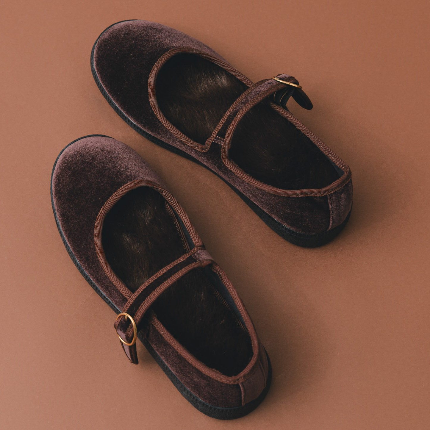 日系防潑水絲絨 2WAY 瑪莉珍鞋 2色