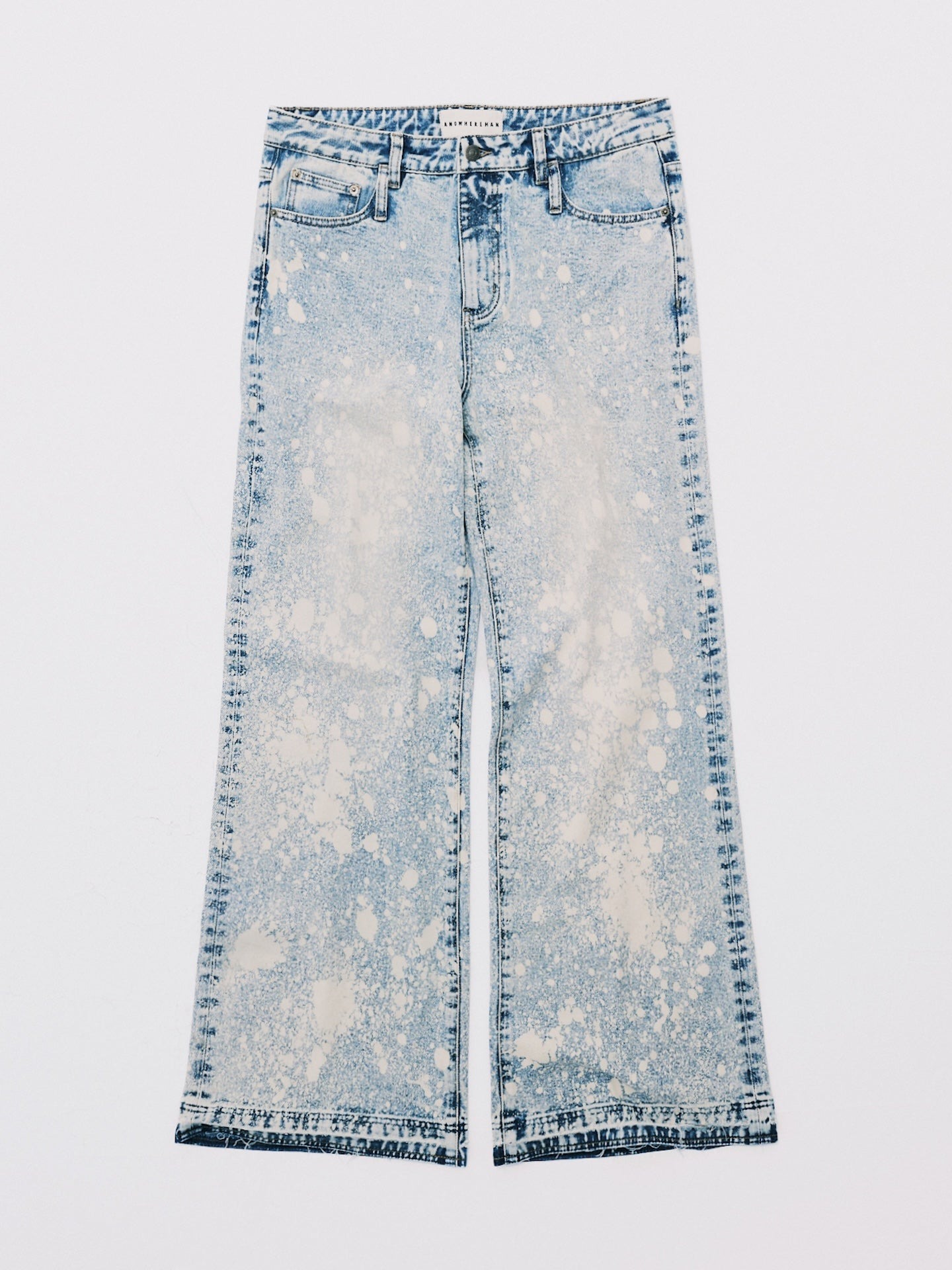 ANOWHEREMAN Paint Denim Jeans