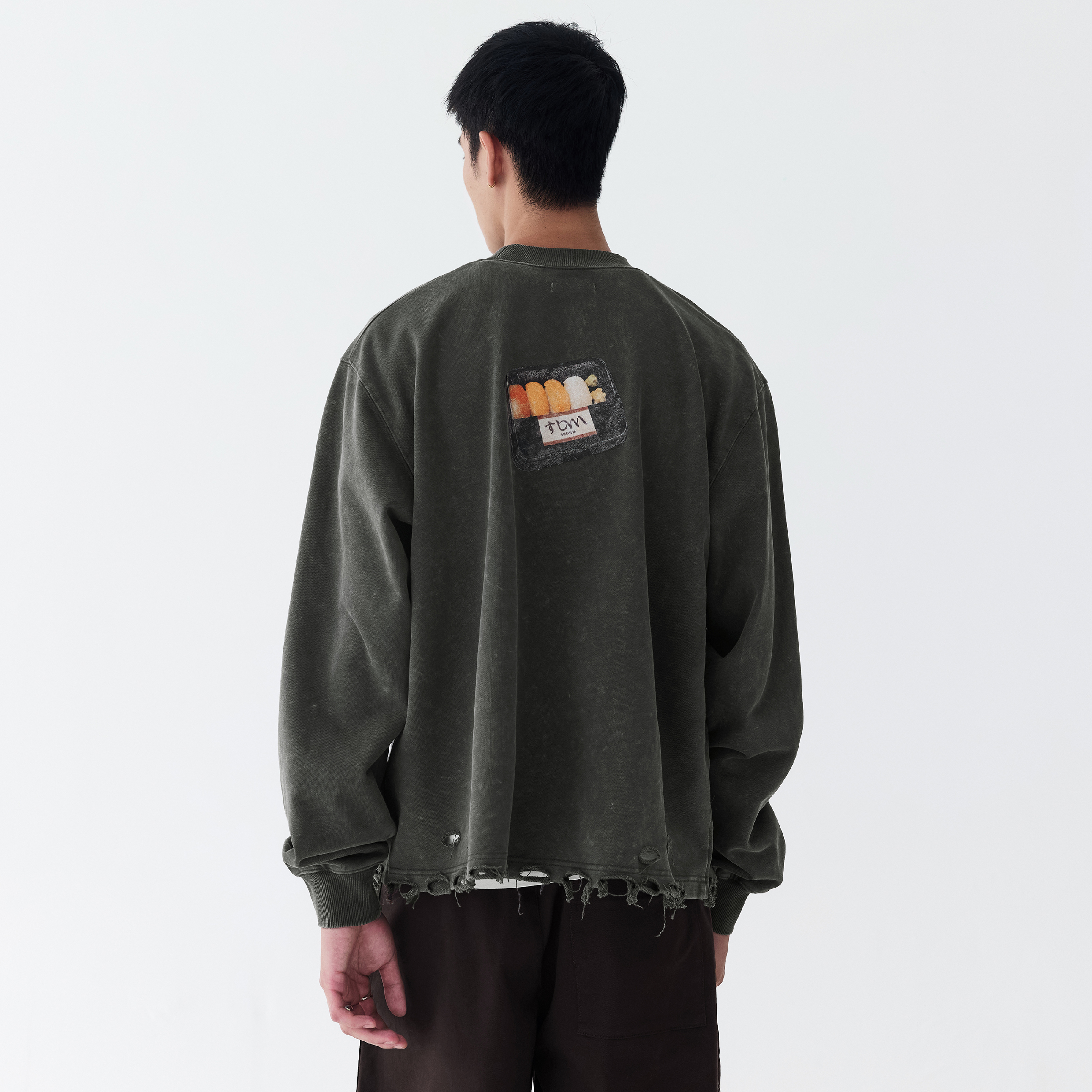 MELSIGN Distressed Sushi Tee