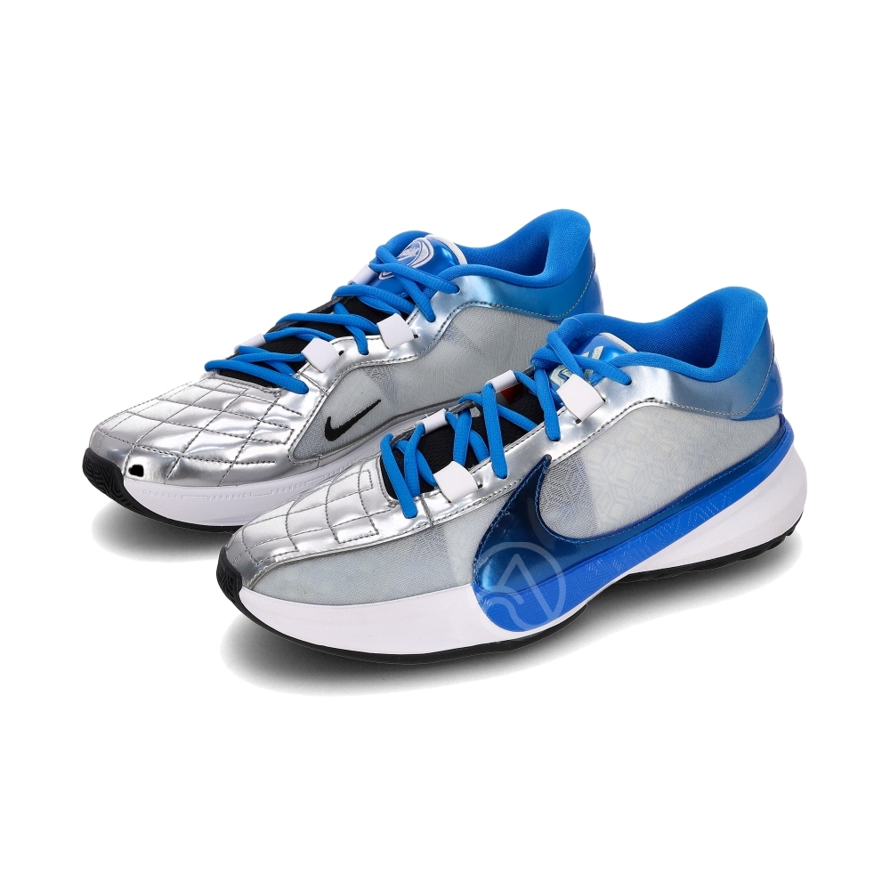 Nike Zoom Freak 5 EP 男 銀藍 字母哥 希臘 實戰 運動 休閒 籃球鞋 DX4996-402