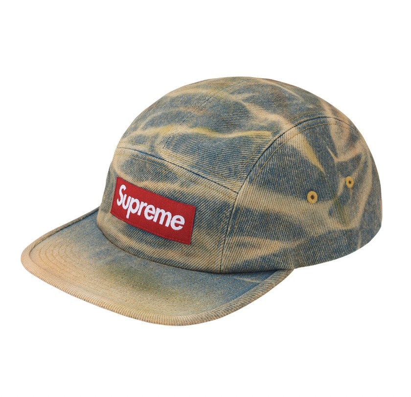 [現貨] Supreme FW25 Denim Camp Cap | (Dirty / Pink / Black)