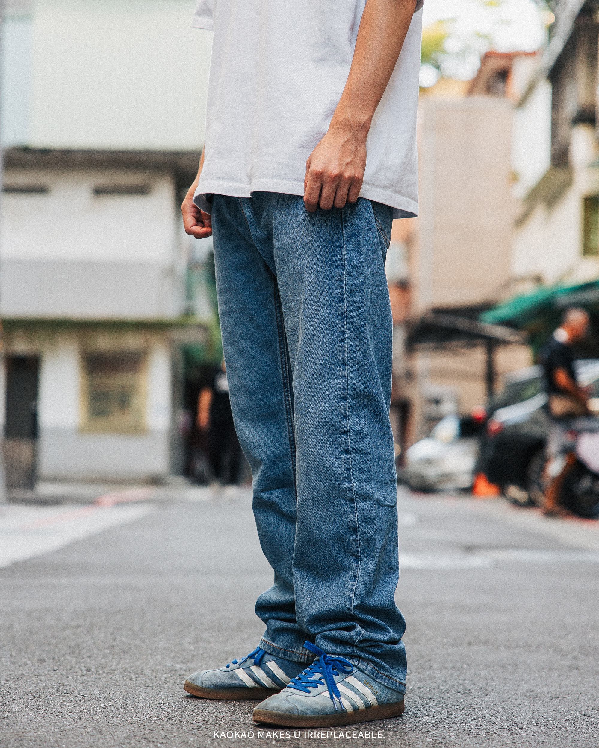 日本連線Levi's 505 經典 洗水牛仔褲「3071經典藍」LEVIS505-00505