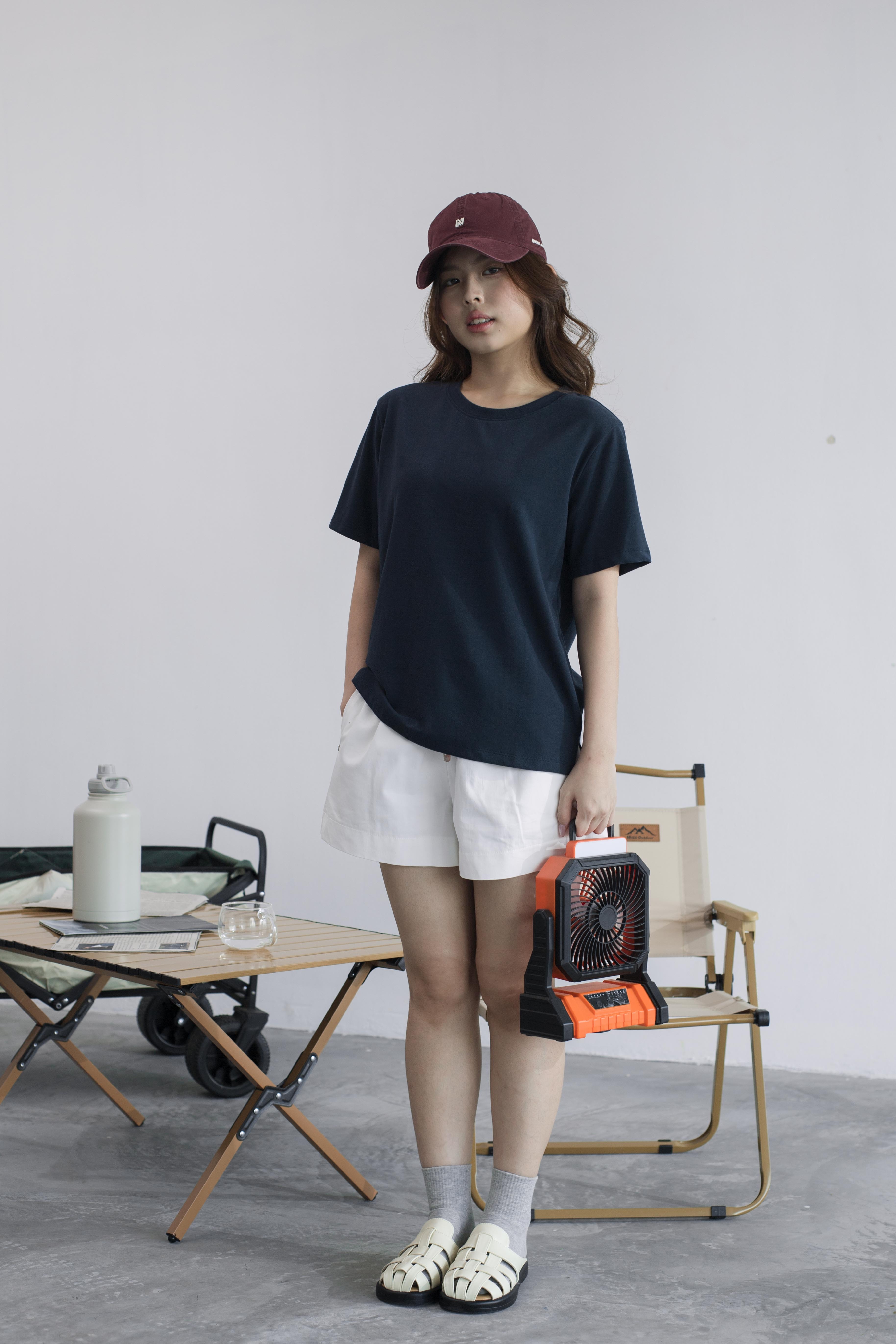 Breene Relaxed Oversized Tee Navy  -2529TSNAV