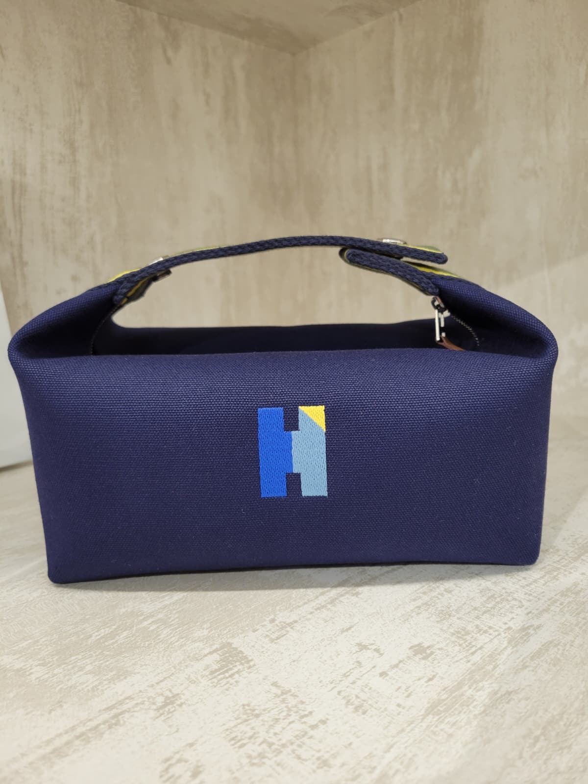 HERMES Bride-a-Brac H Pavillon case marine  深藍色飯盒包