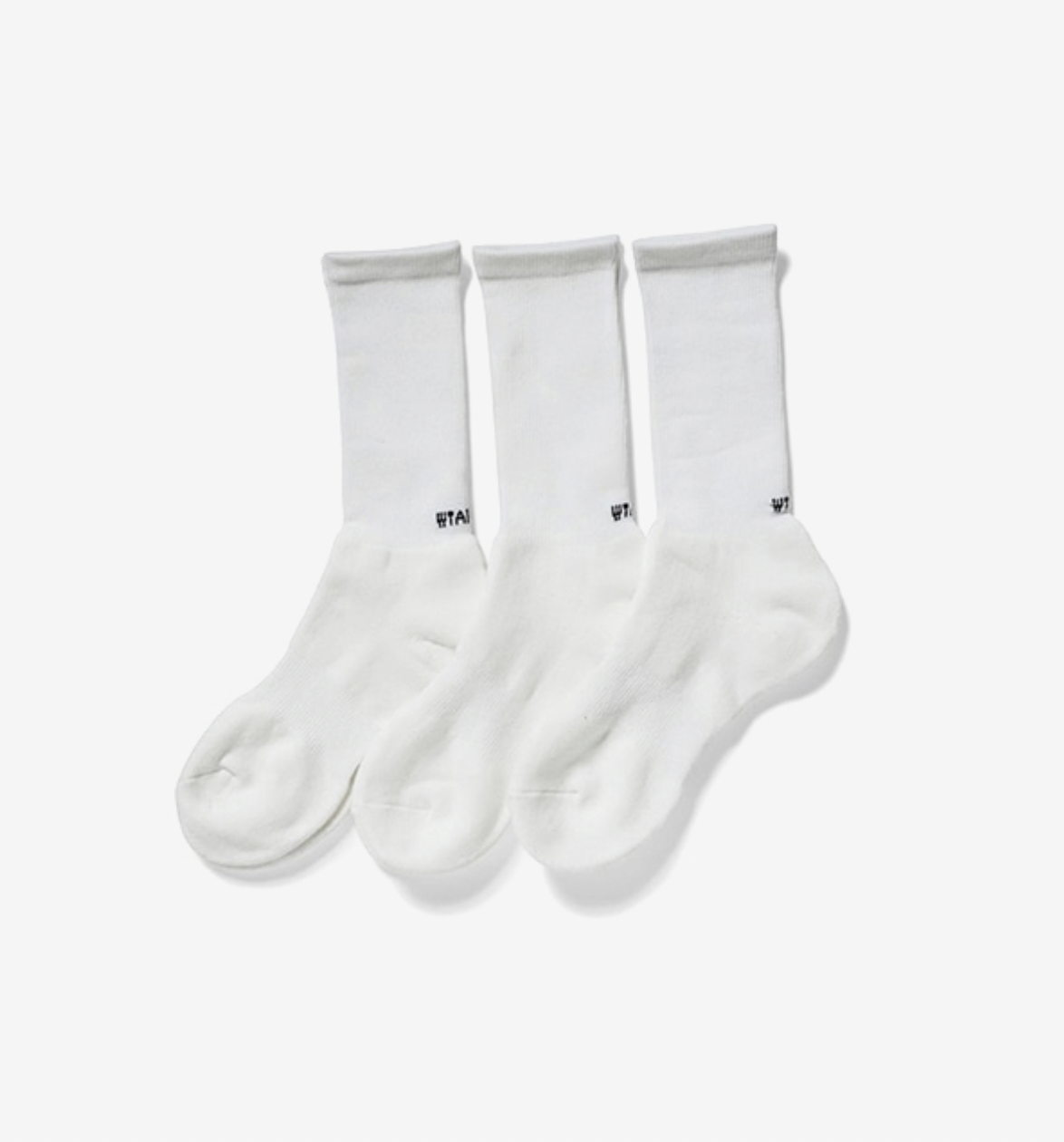 [現貨] WTAPS FW25 SKIVVIES SOX | WHITE / BLACK