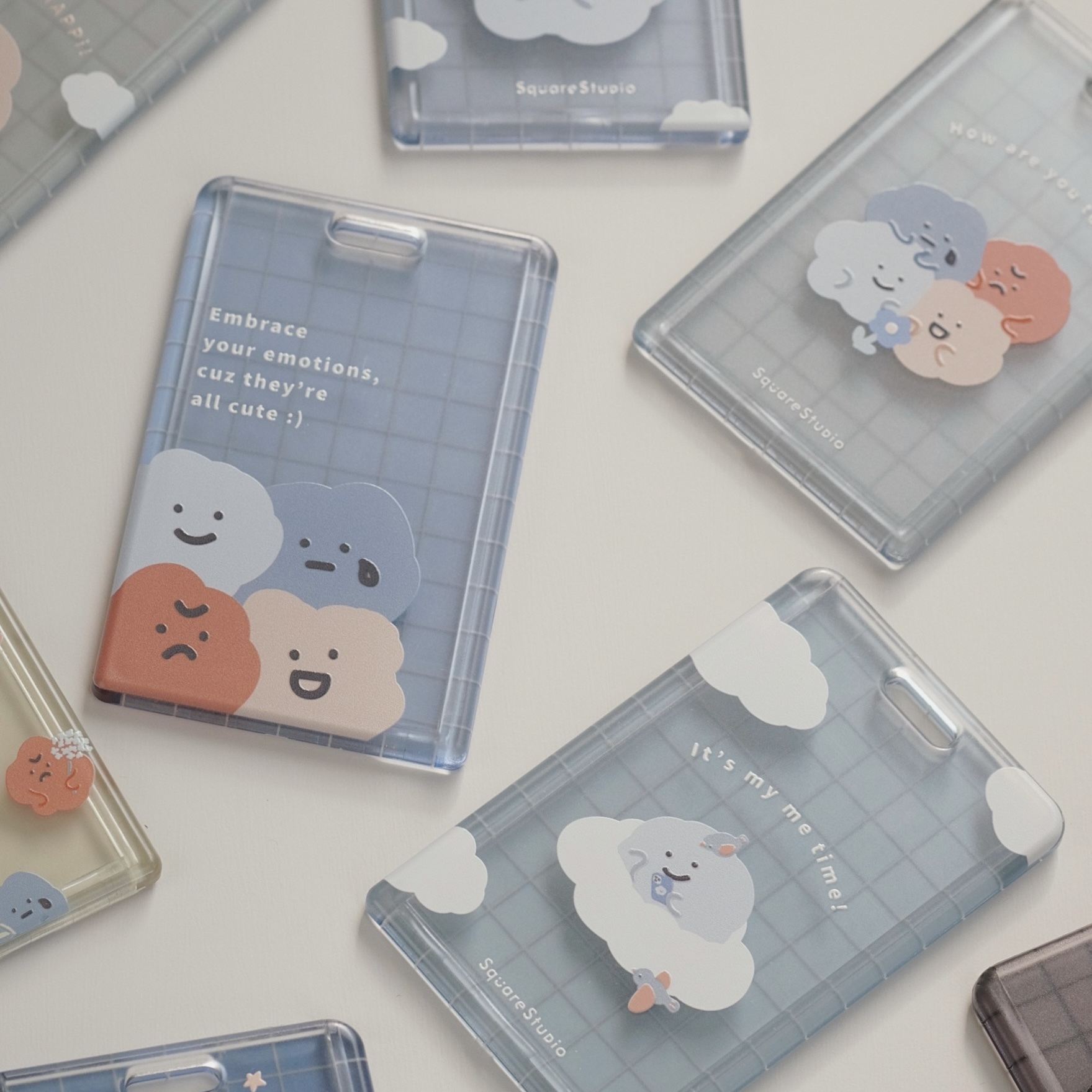 喜怒哀樂 磨砂霧透證件套