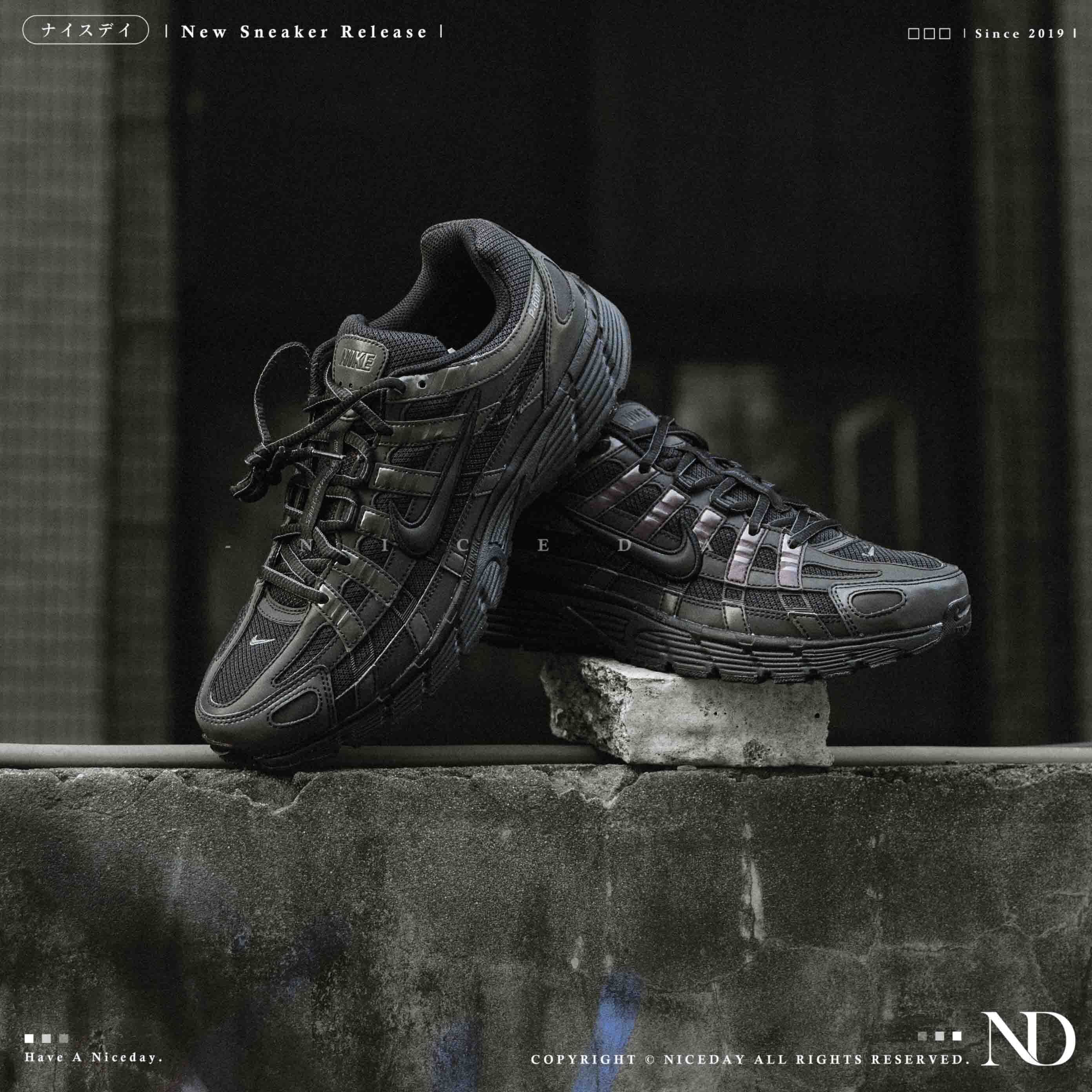 NICEDAY 現貨 Nike P-6000 黑 炫彩 黑灰 P6000 黑魂 復古 黑色 IM6332-001