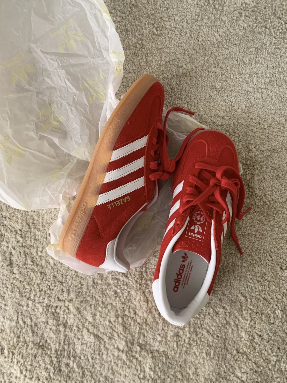 <零碼> 28.5cm-Adidas Originals Gazelle  正紅色 (JI2063)