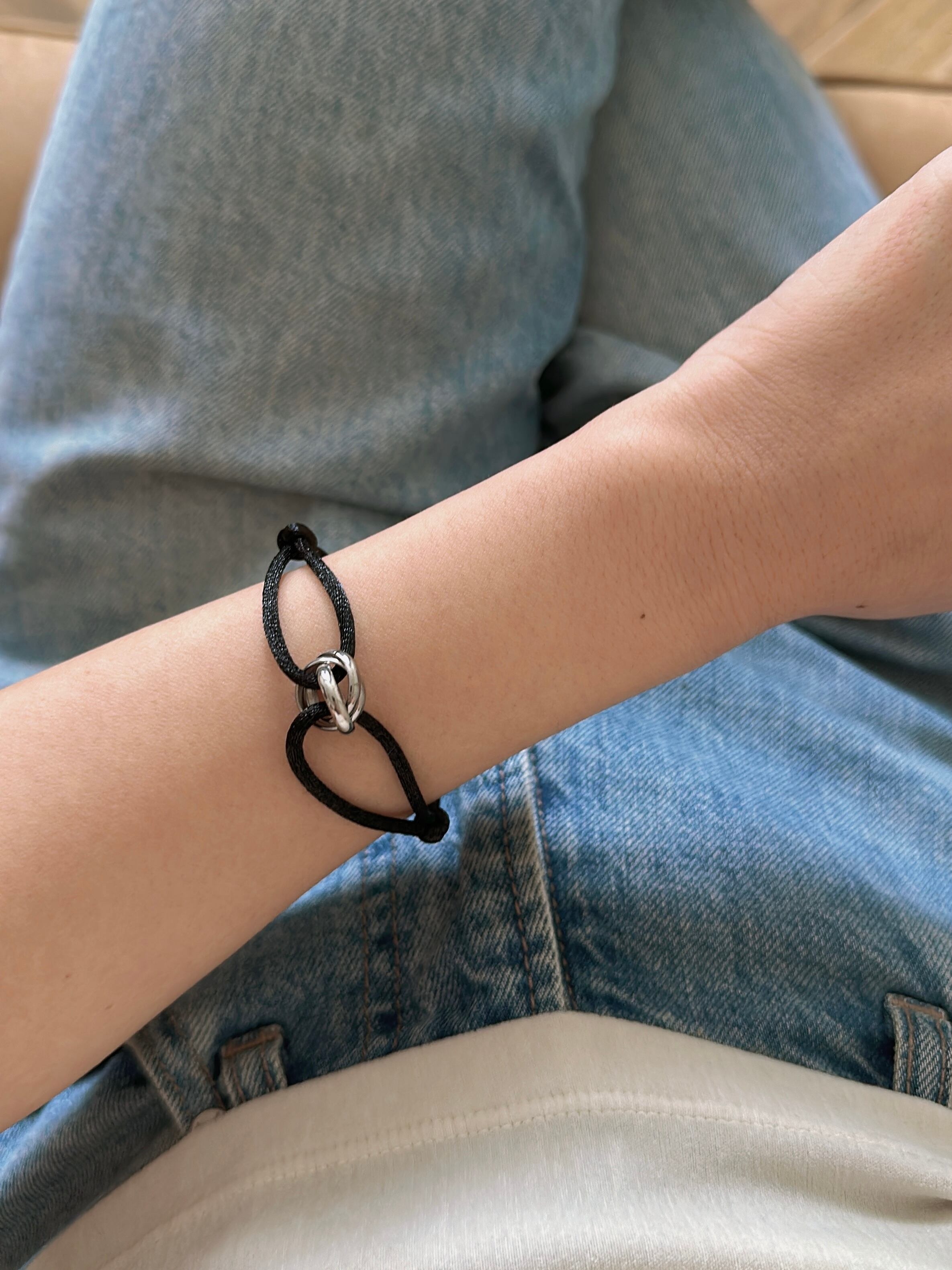 SS knot cord bracelet
