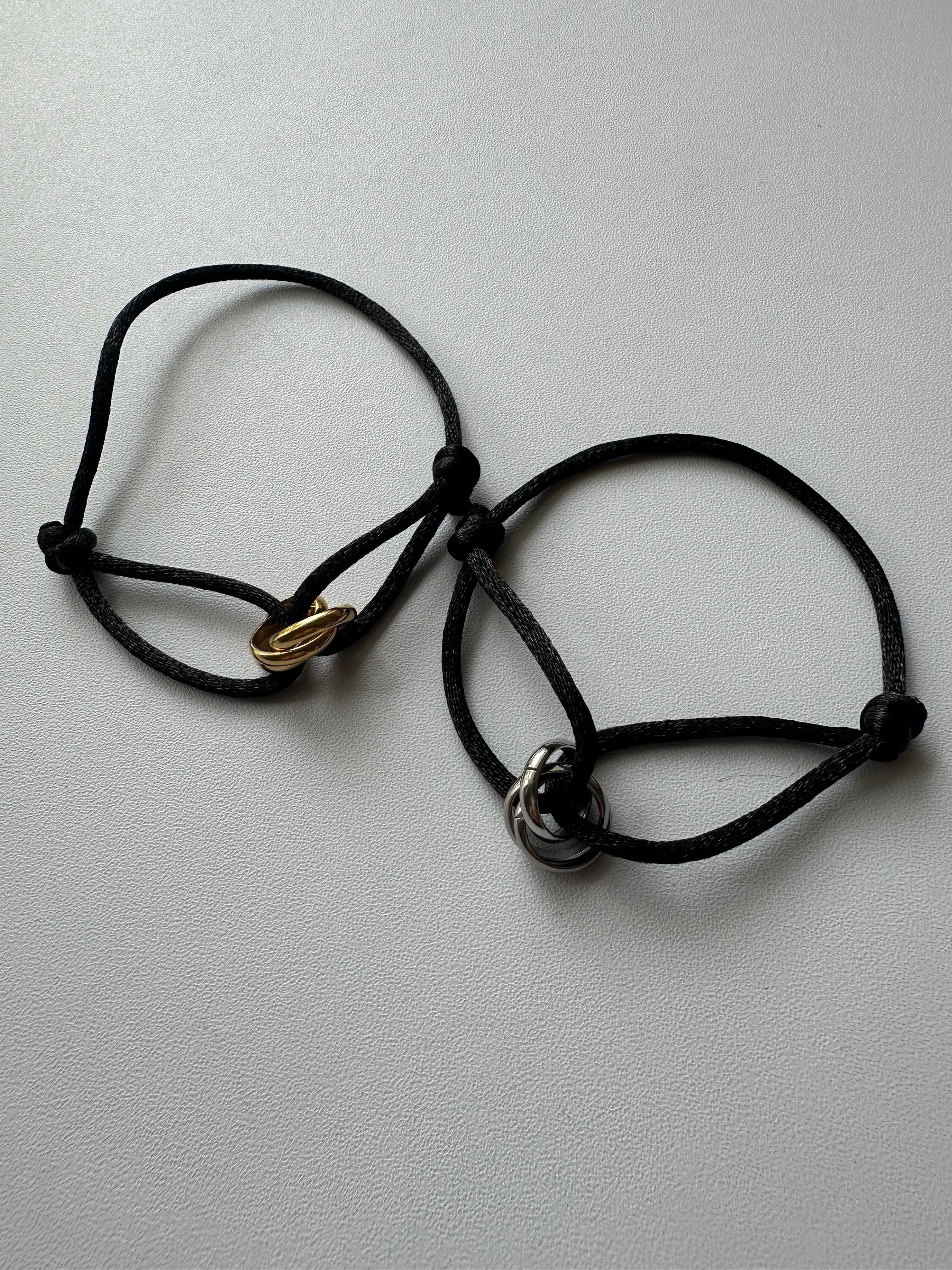SS knot cord bracelet