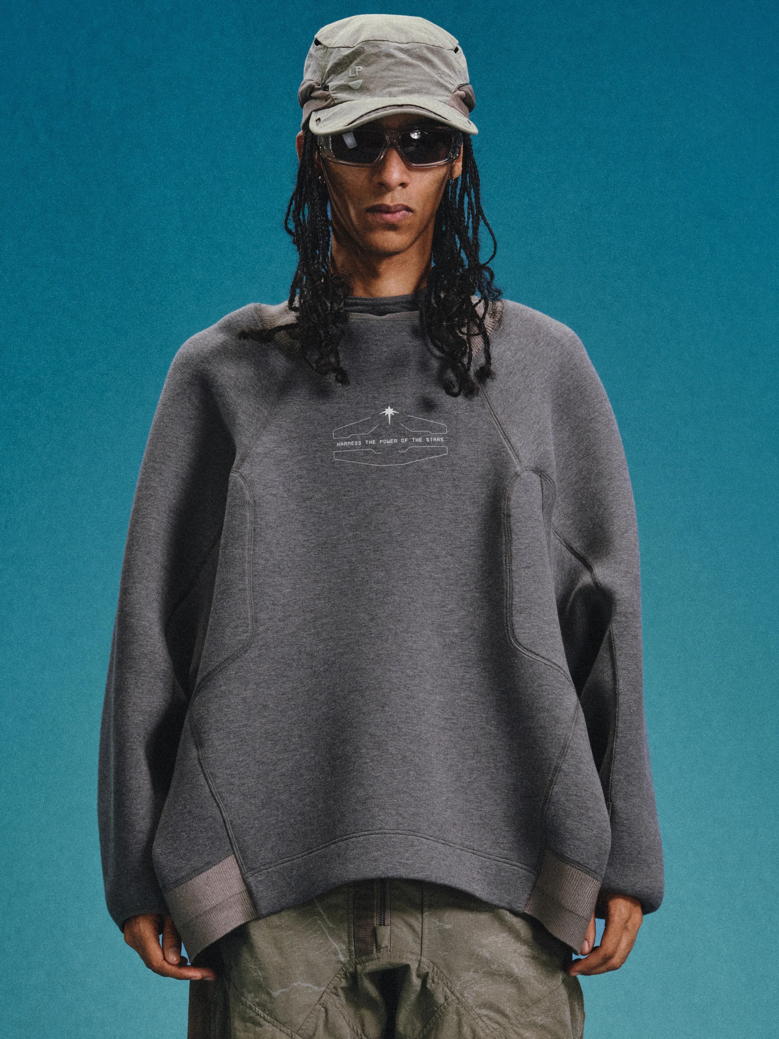 【Focus Store】現貨 Hamcus FW25 DUSZEN LPU / Miner's Off-Duty Crew Pullover 灰色 休閒套頭衫 KM00225-1(NG)