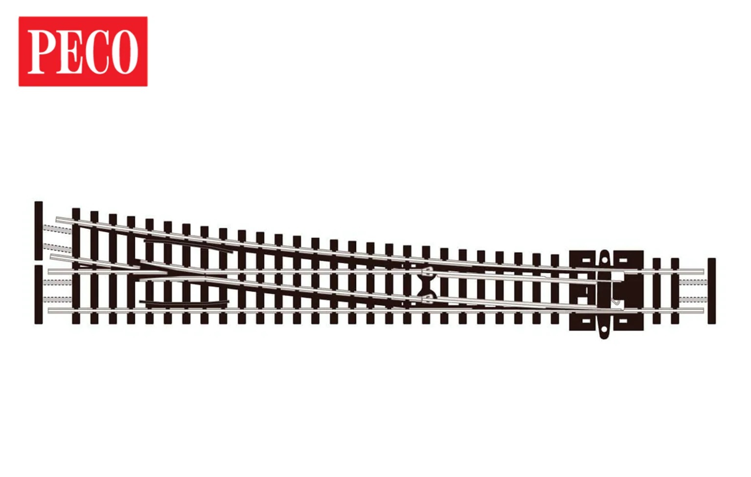 Peco SL-E388F Ｎ規 -  CODE 55- 右側大岔軌