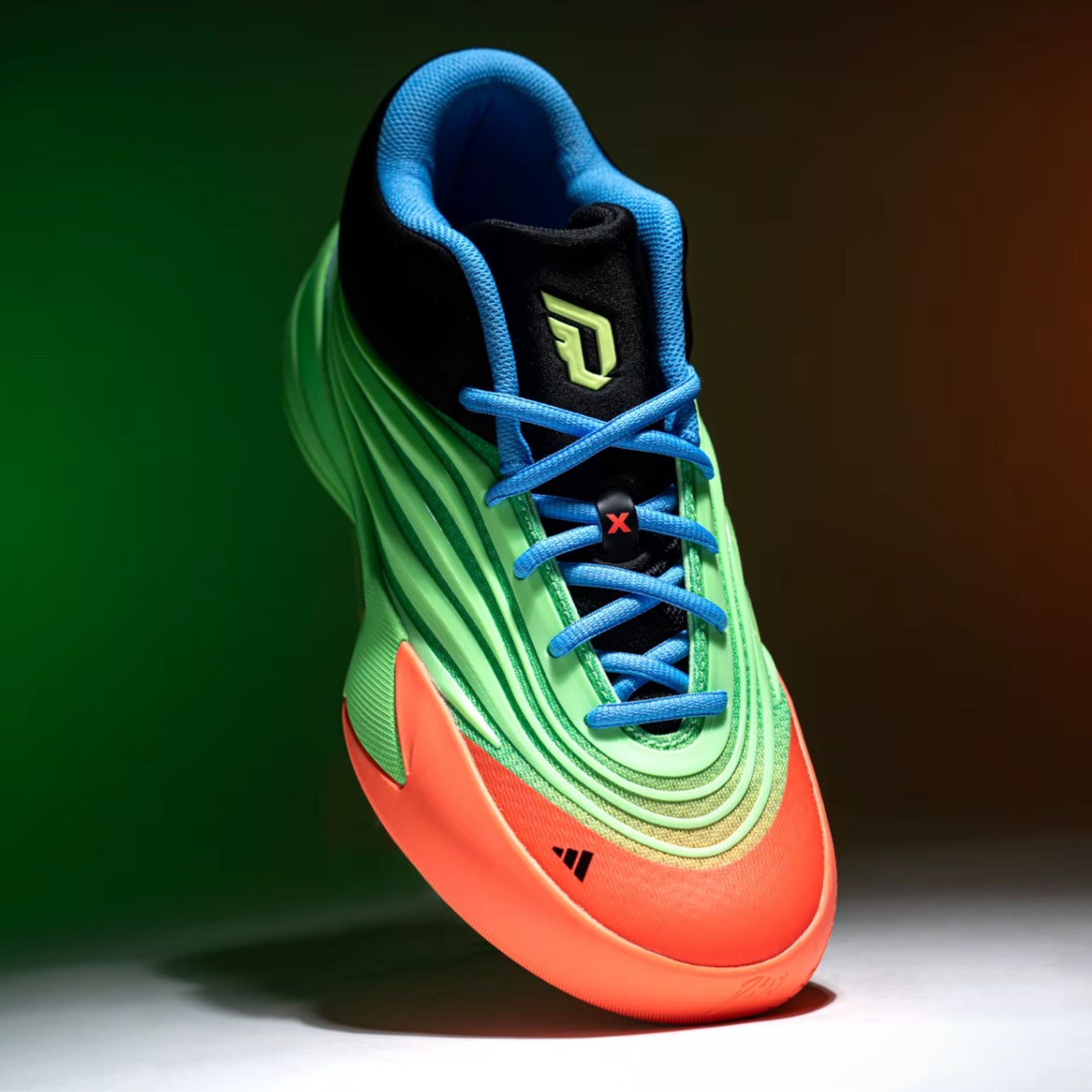 NICEDAY 代購 Adidas Dame 10 Damian Lillard 利拉德 球鞋 實戰 籃球鞋 橘綠 橘 綠 藍 黑 拼接 KI5949