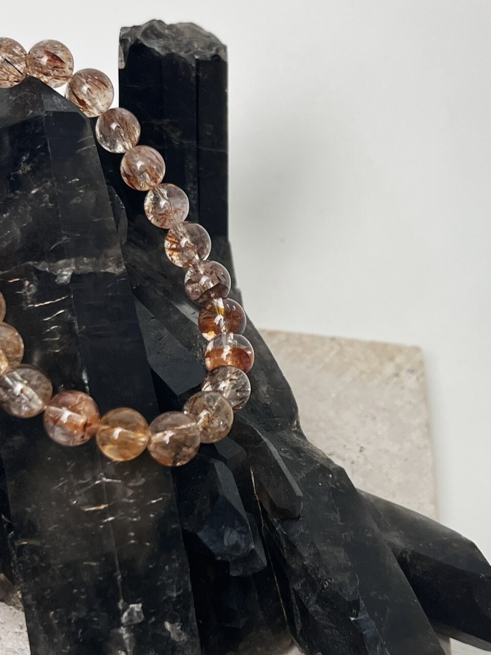 MD火焰紅銅紅髮晶手環